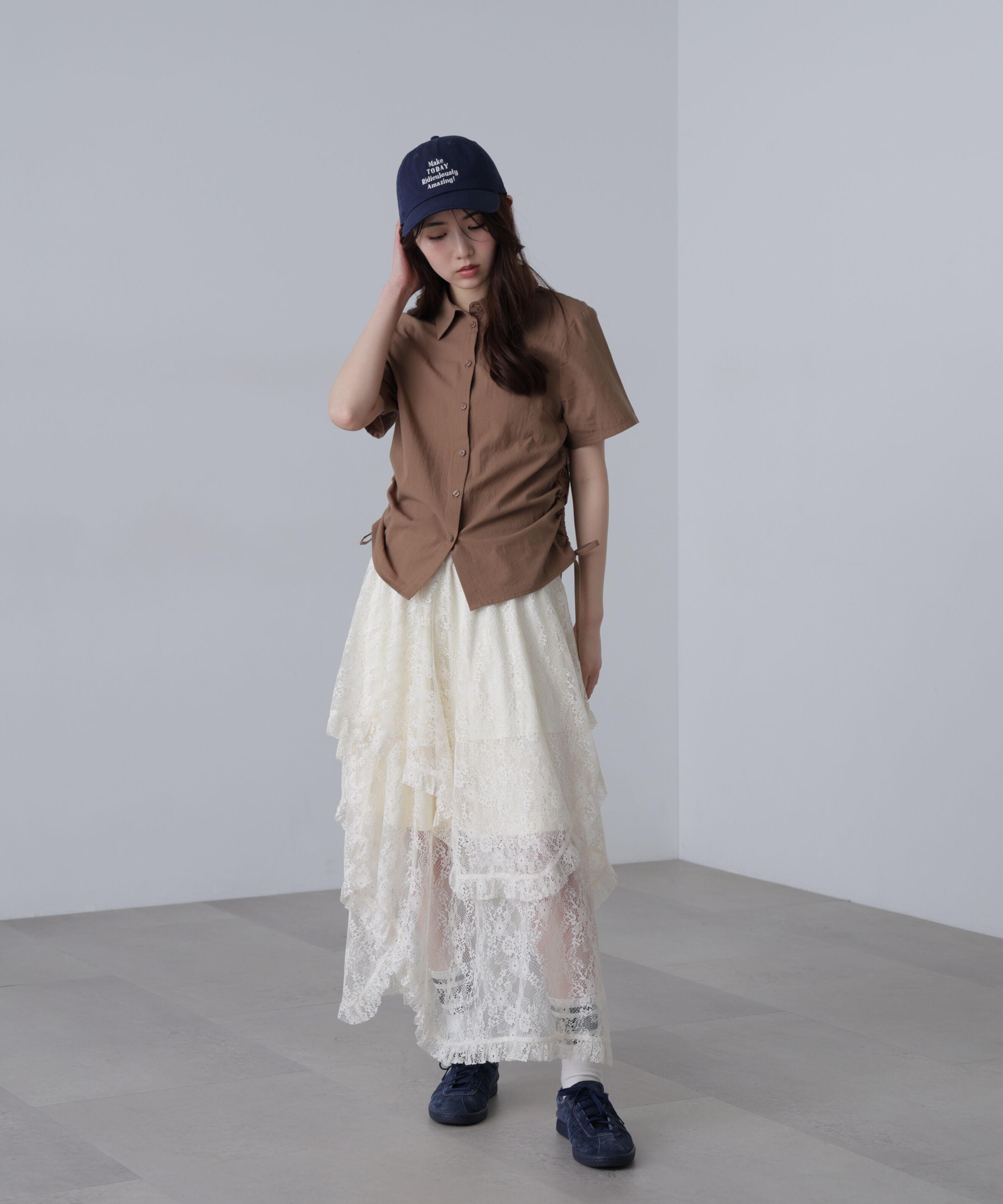  「ドロストチェックシャツ」|シャツ・ブラウス|