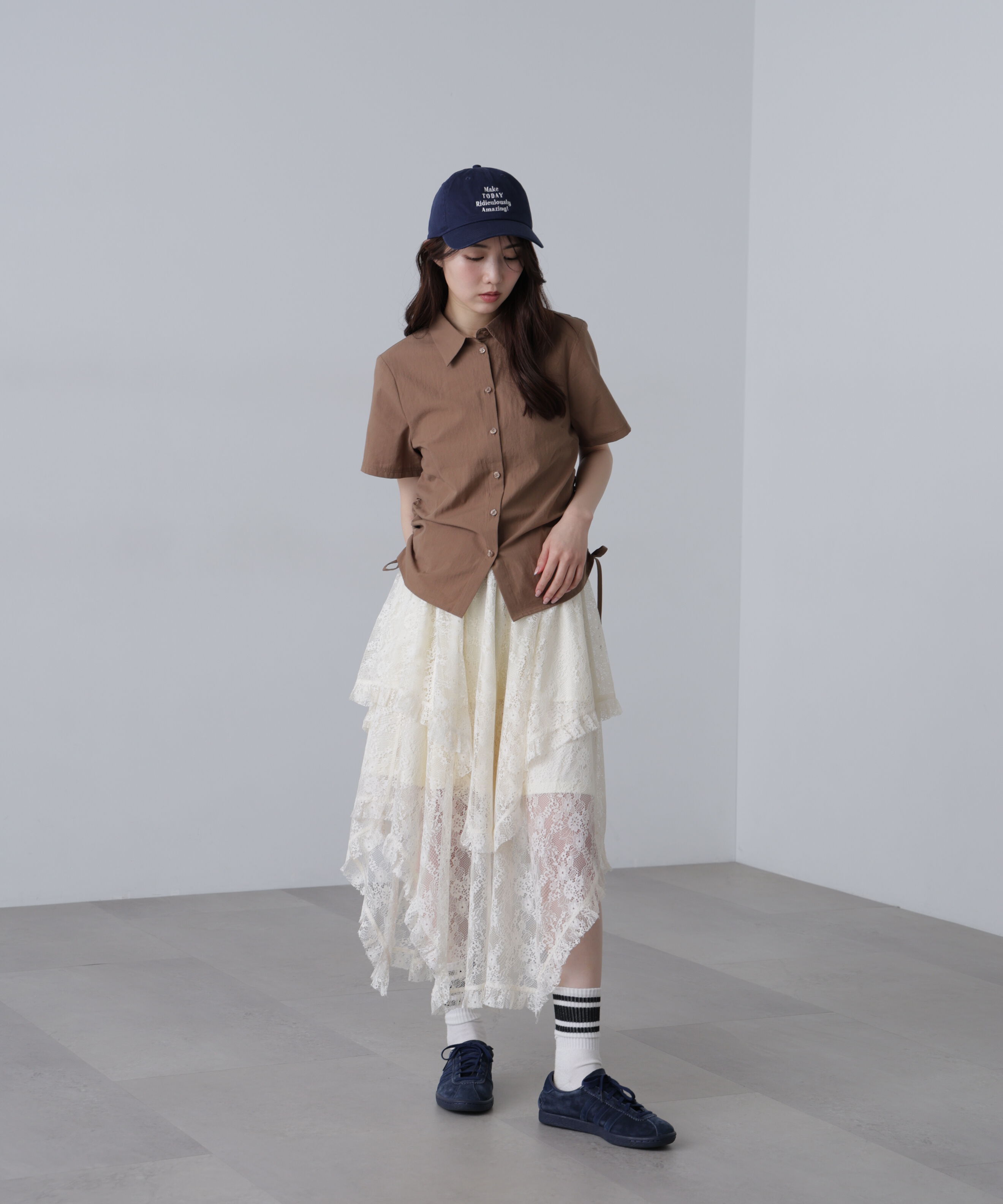  「ドロストチェックシャツ」|シャツ・ブラウス|