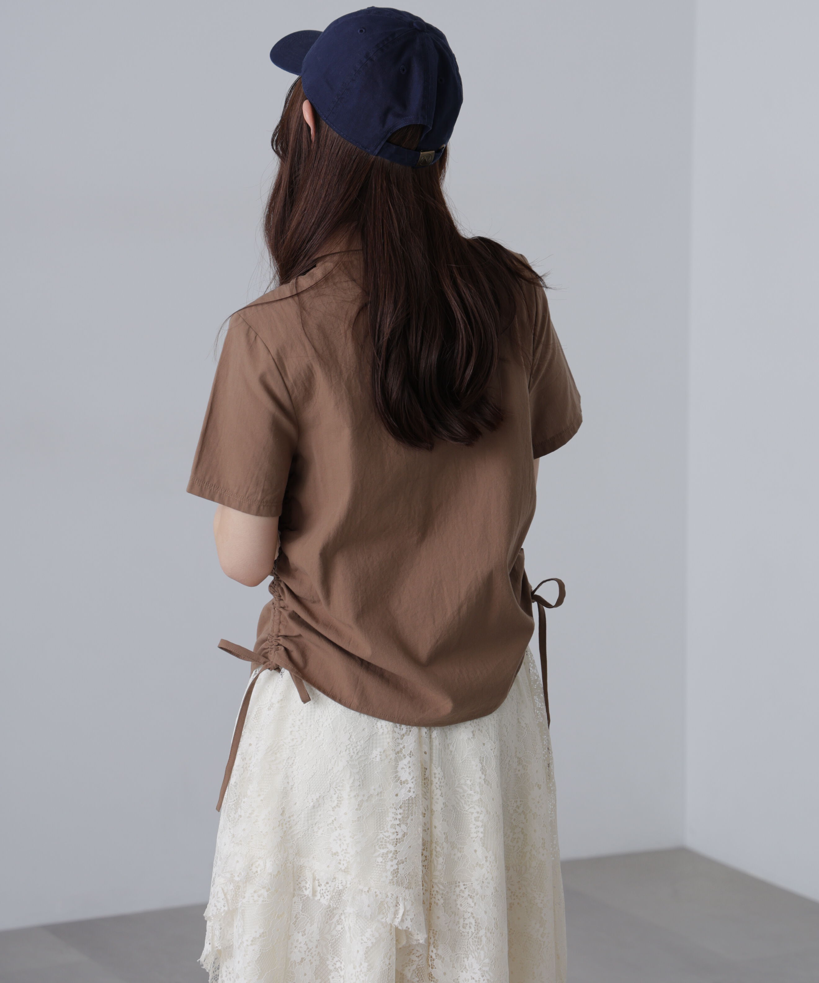  「ドロストチェックシャツ」|シャツ・ブラウス|