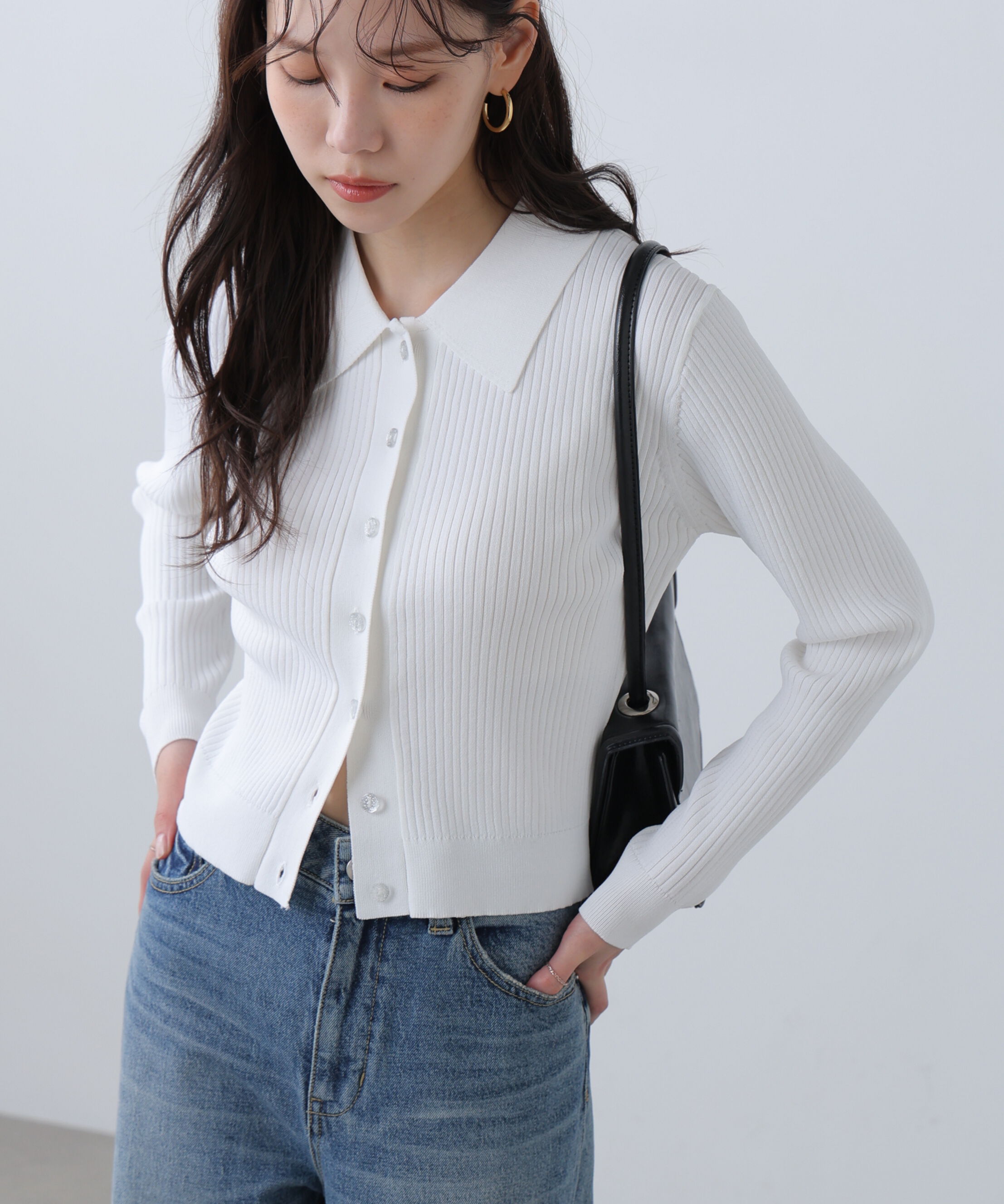  「きらきらボタンニット〈MFM〉」|ニット・セーター|