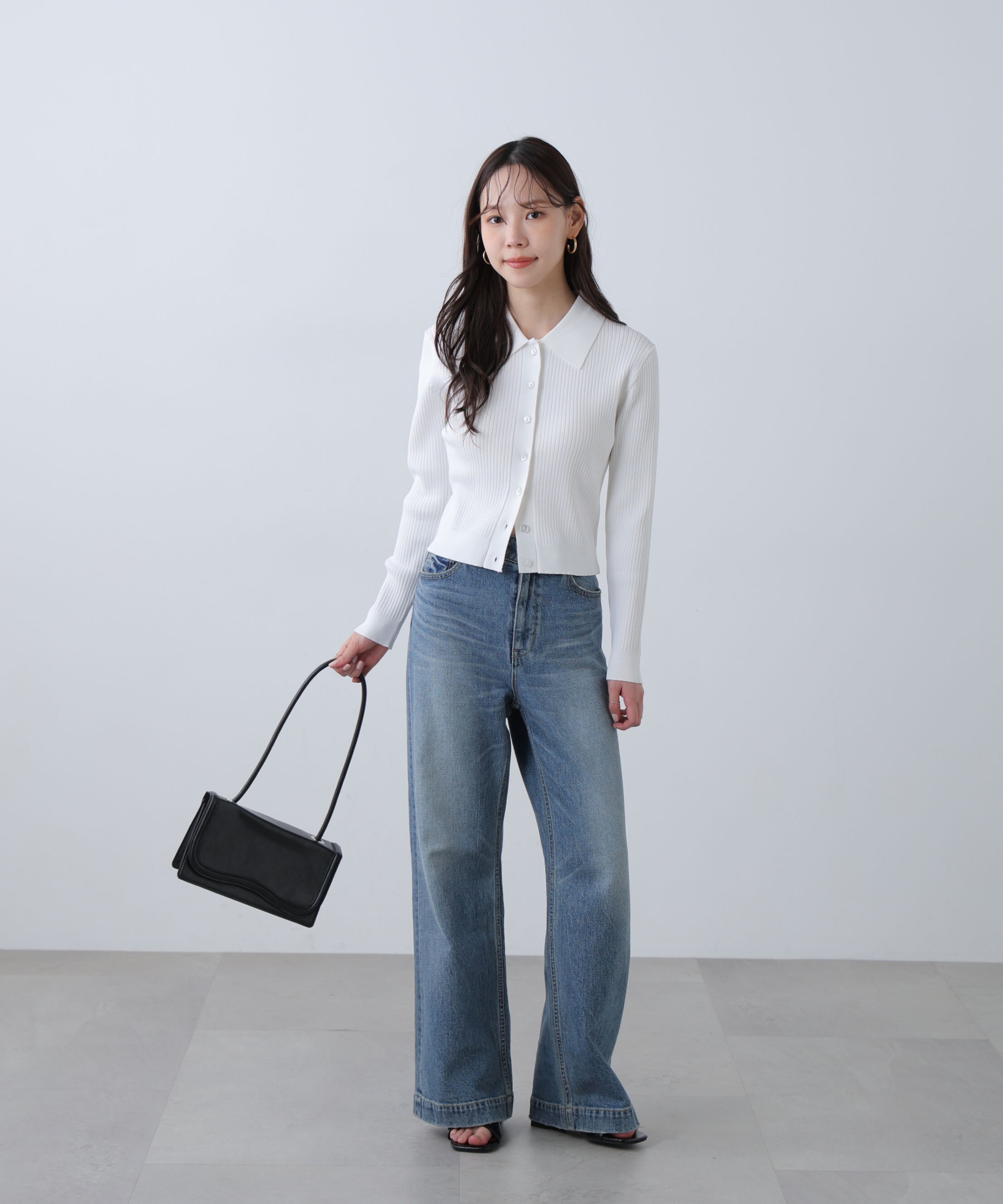  「きらきらボタンニット〈MFM〉」|ニット・セーター|