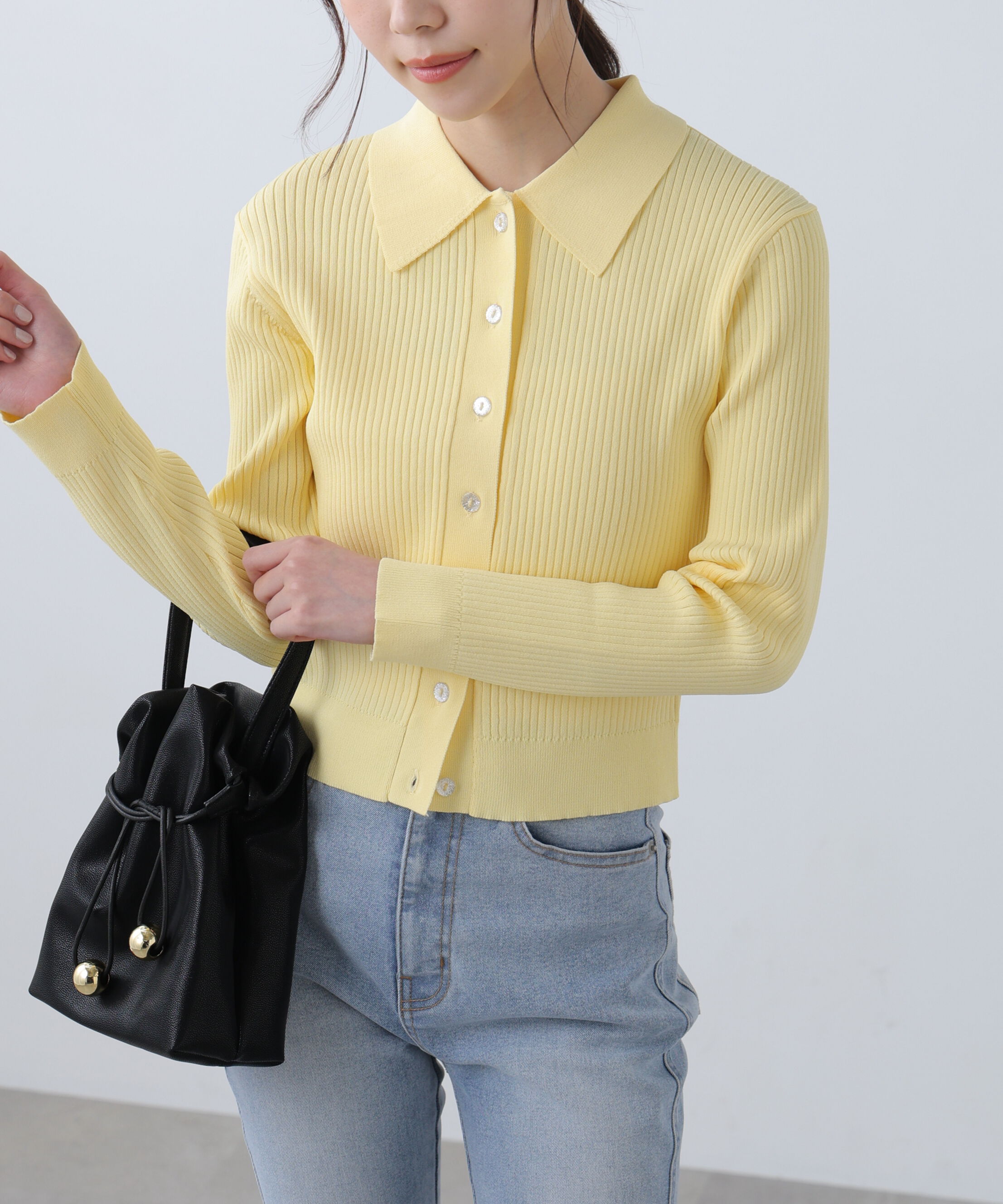  「きらきらボタンニット〈MFM〉」|ニット・セーター|