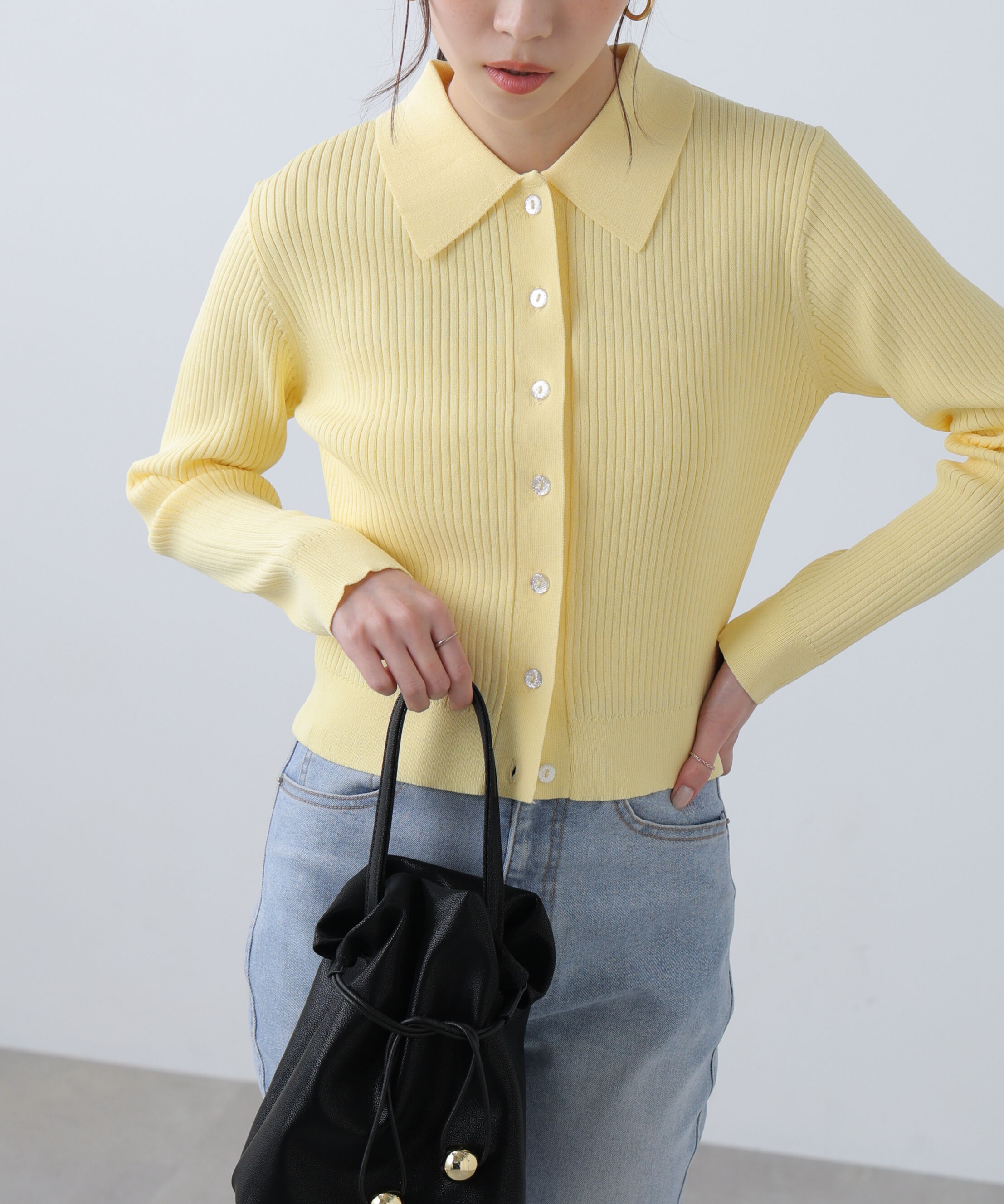  「きらきらボタンニット〈MFM〉」|ニット・セーター|