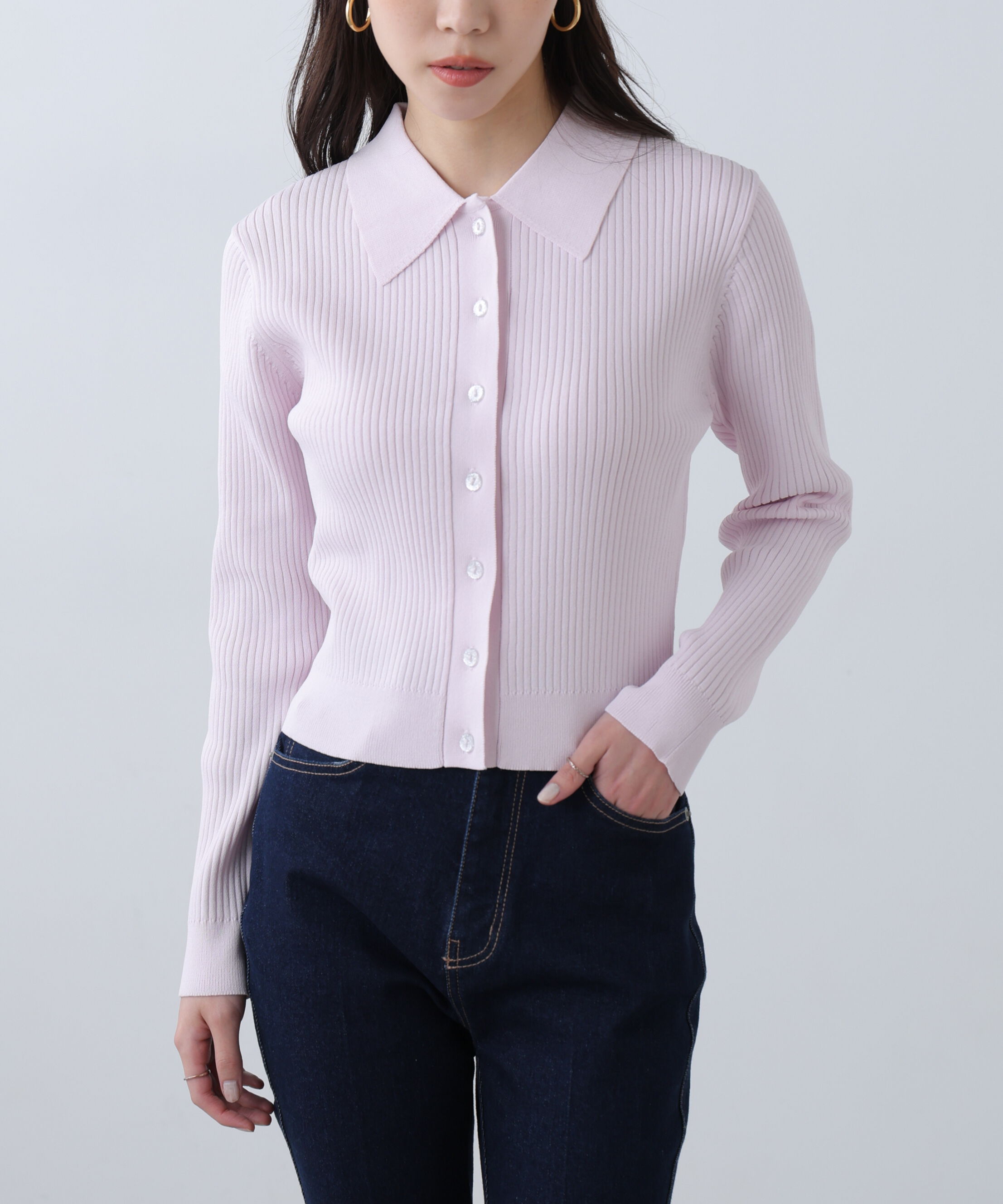  「きらきらボタンニット〈MFM〉」|ニット・セーター|