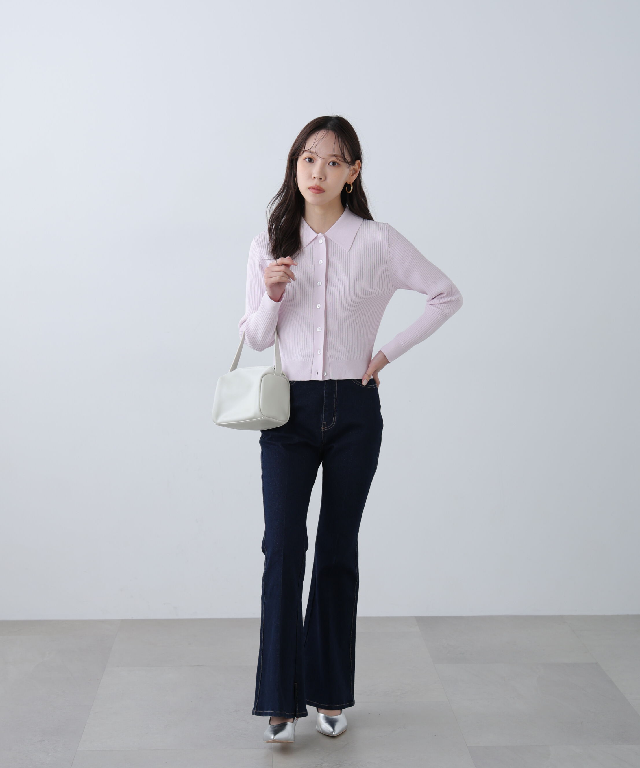  「きらきらボタンニット〈MFM〉」|ニット・セーター|