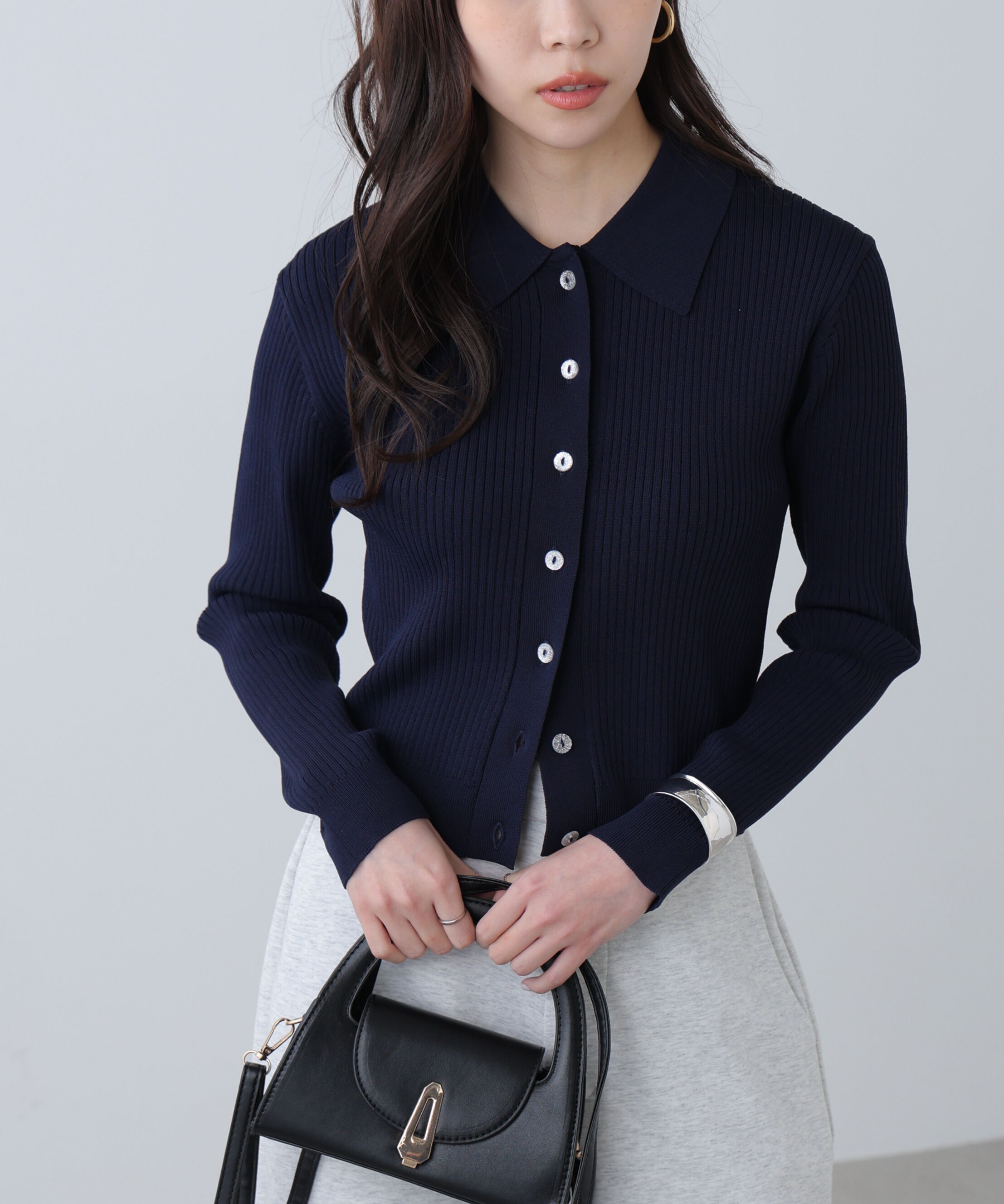  「きらきらボタンニット〈MFM〉」|ニット・セーター|