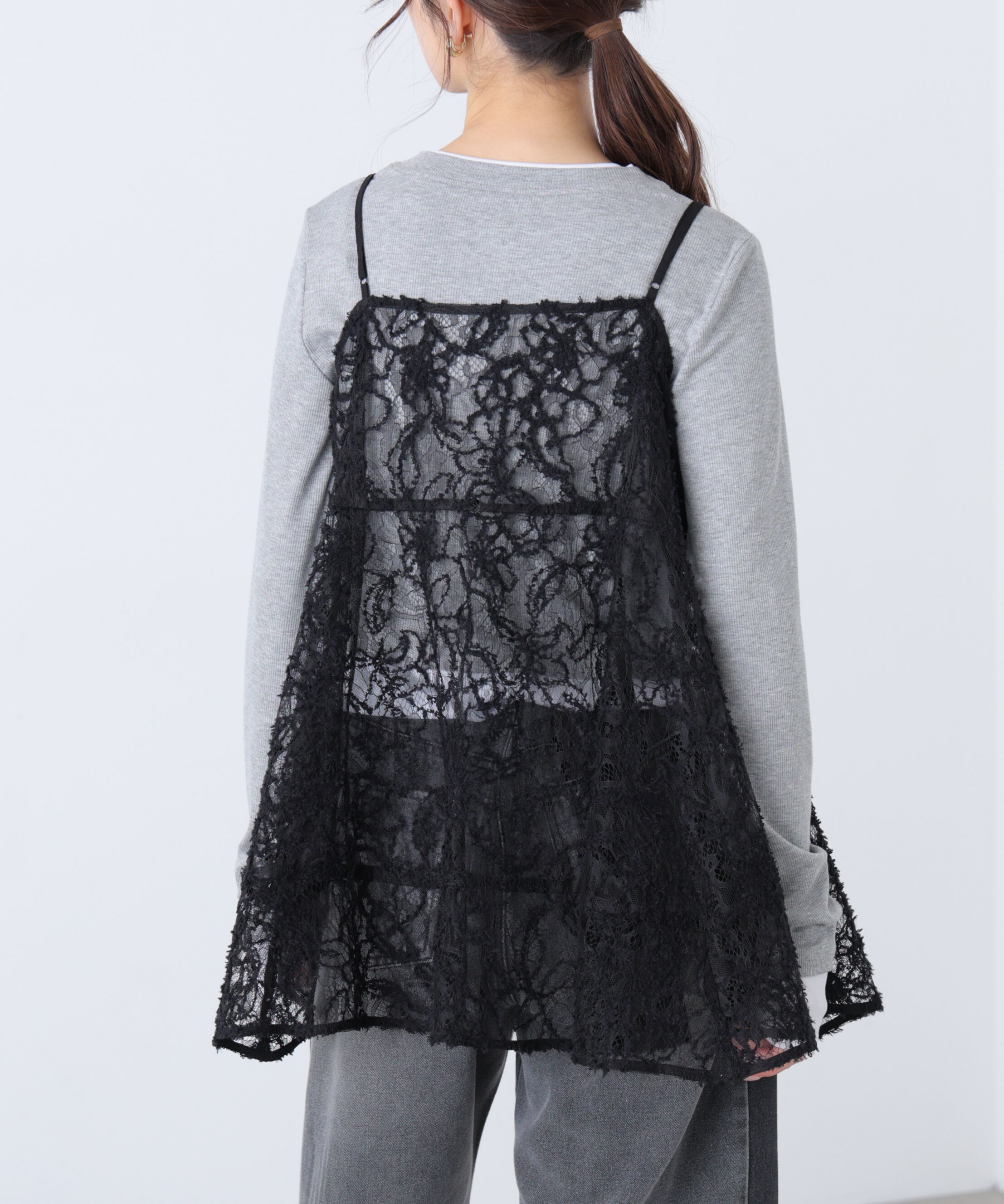  「レースキャミチュニック」|シャツ・ブラウス|
