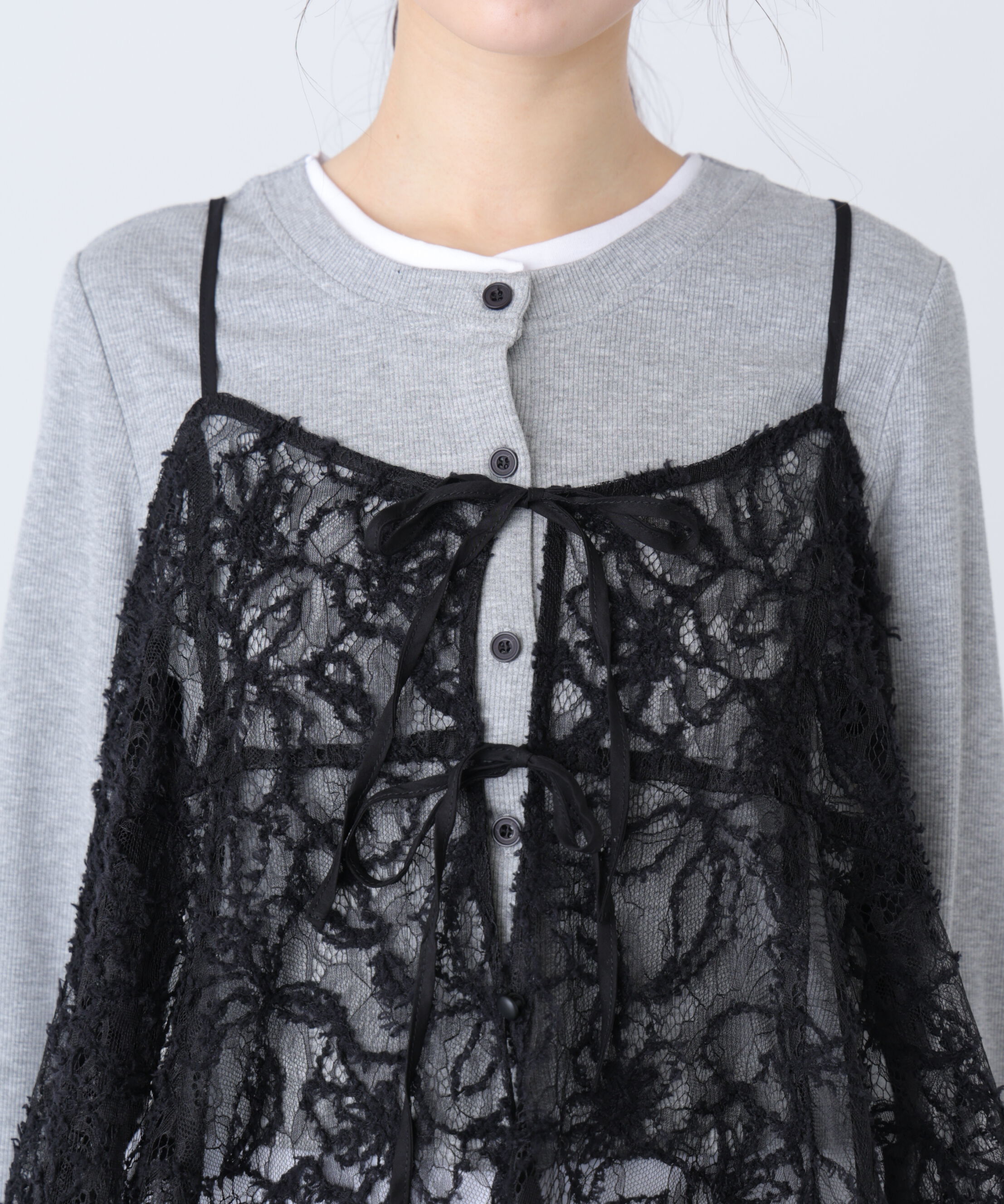  「レースキャミチュニック」|シャツ・ブラウス|