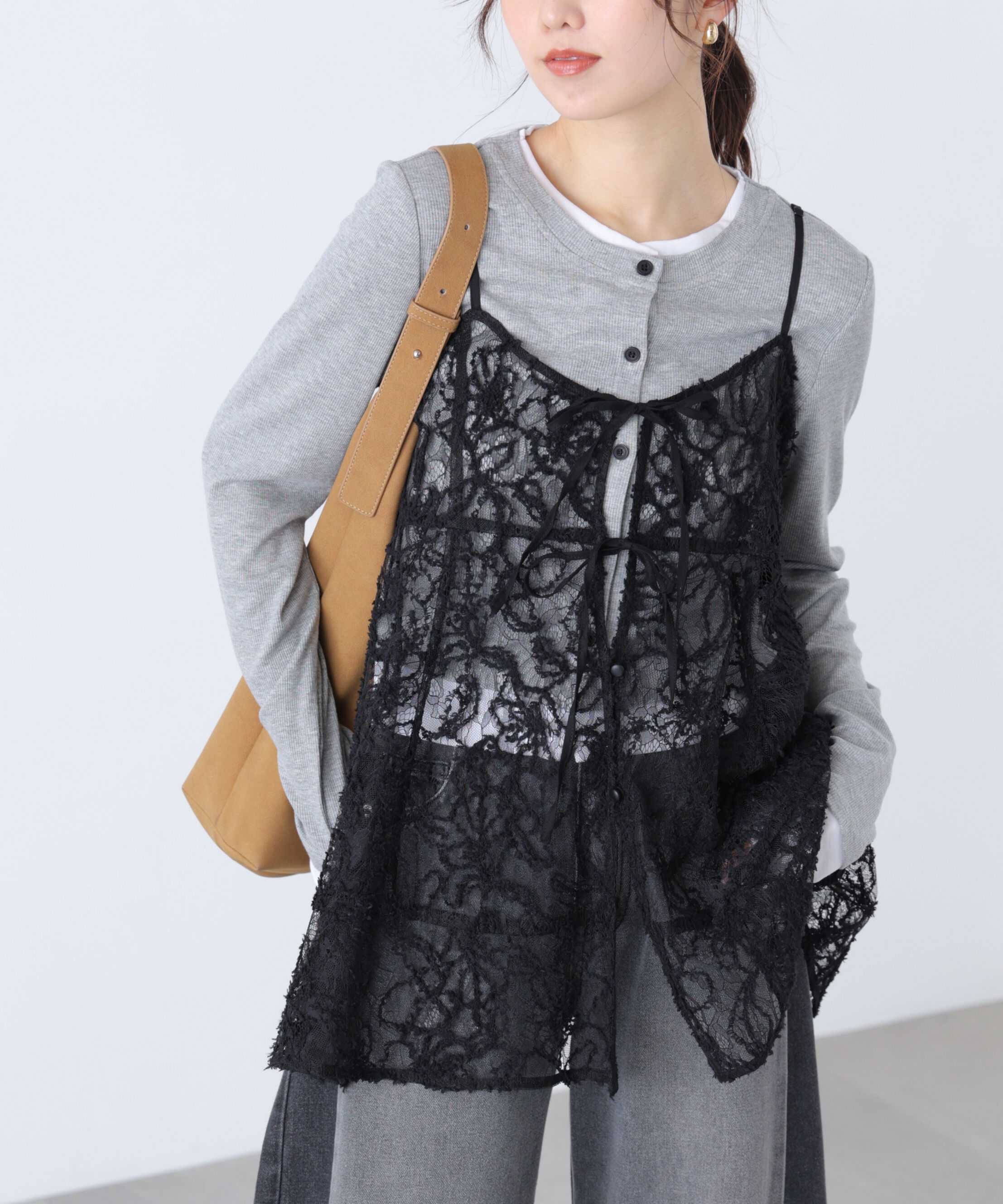  「レースキャミチュニック」|シャツ・ブラウス|