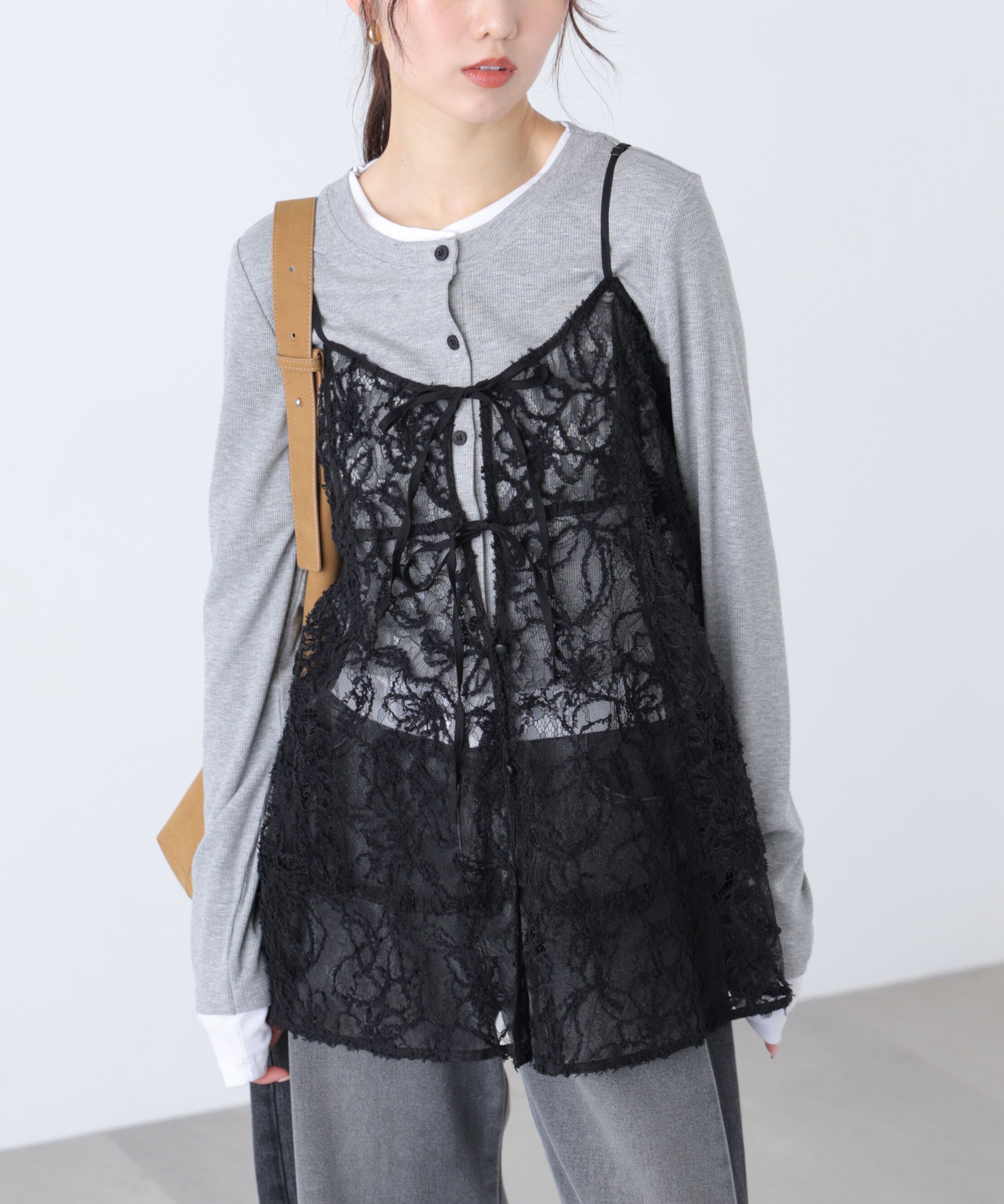  「レースキャミチュニック」|シャツ・ブラウス|