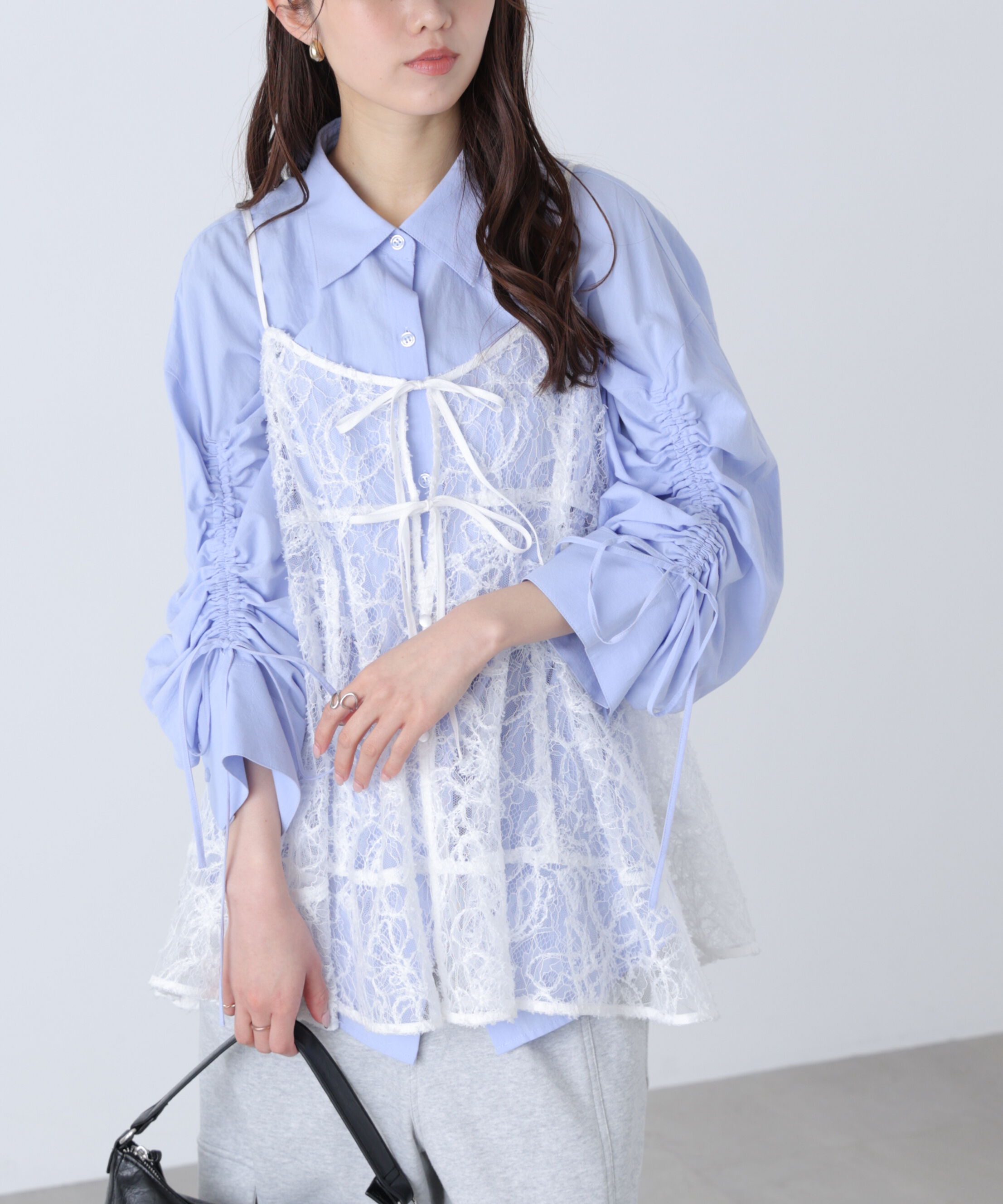  「レースキャミチュニック」|シャツ・ブラウス|
