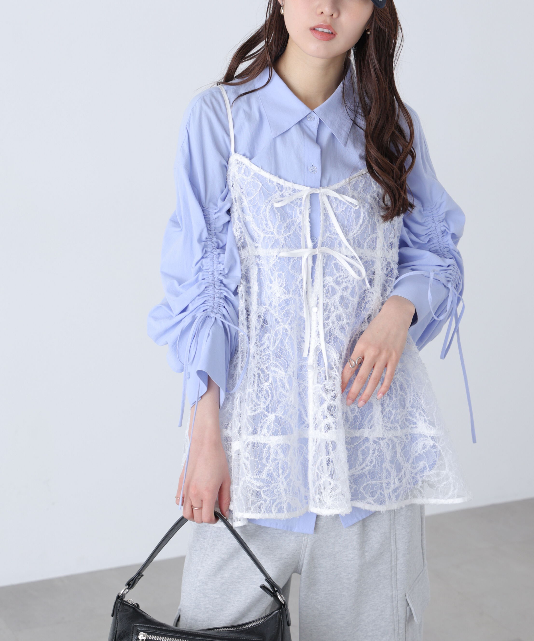  「レースキャミチュニック」|シャツ・ブラウス|