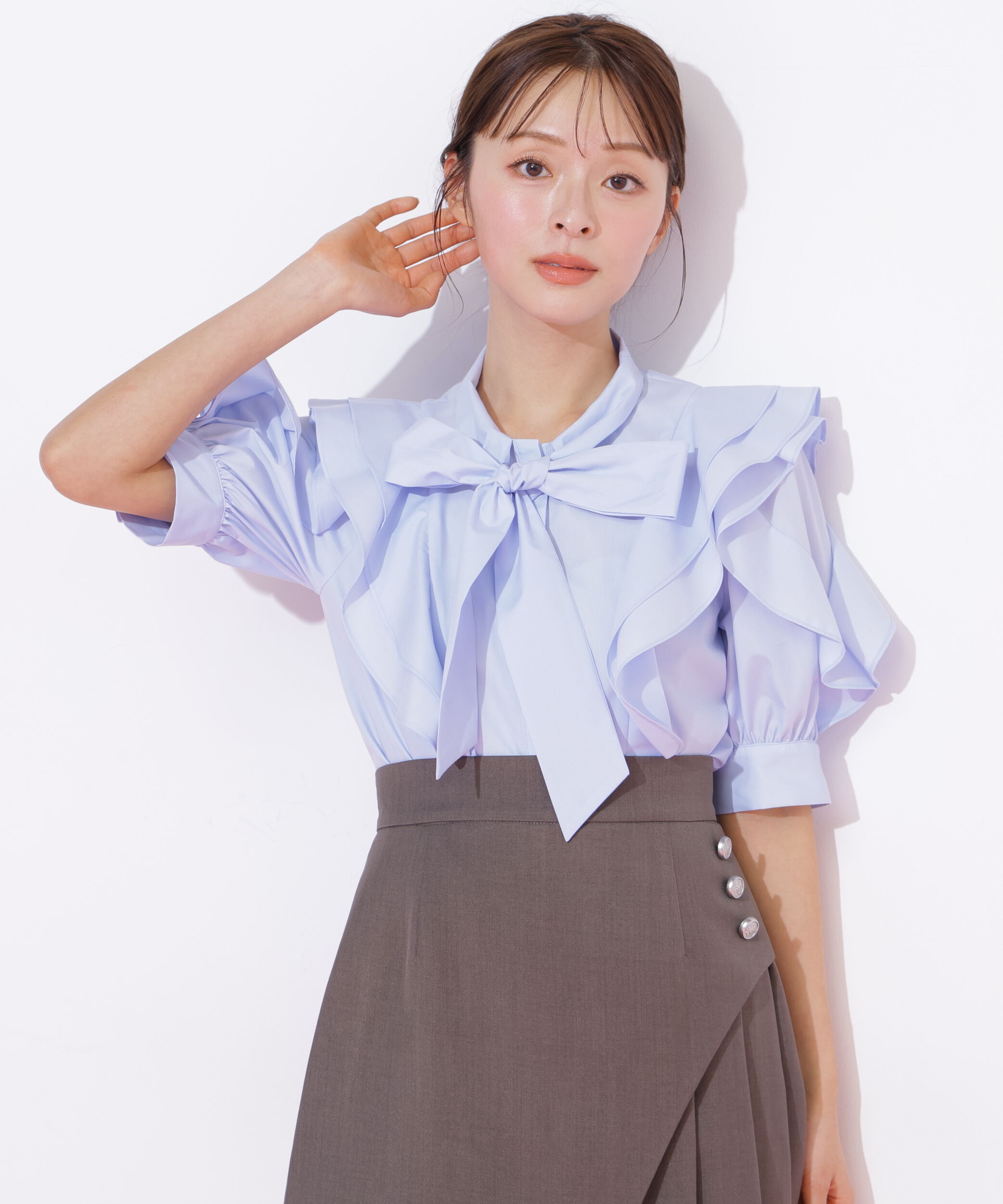  「ビッグボウタイブラウス」|シャツ・ブラウス|