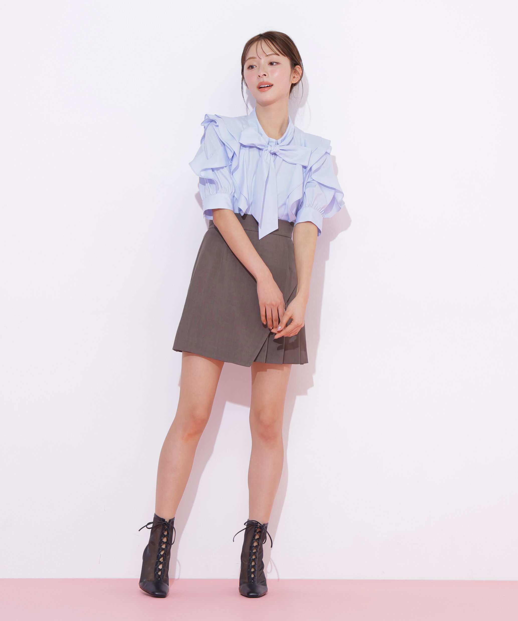  「ビッグボウタイブラウス」|シャツ・ブラウス|