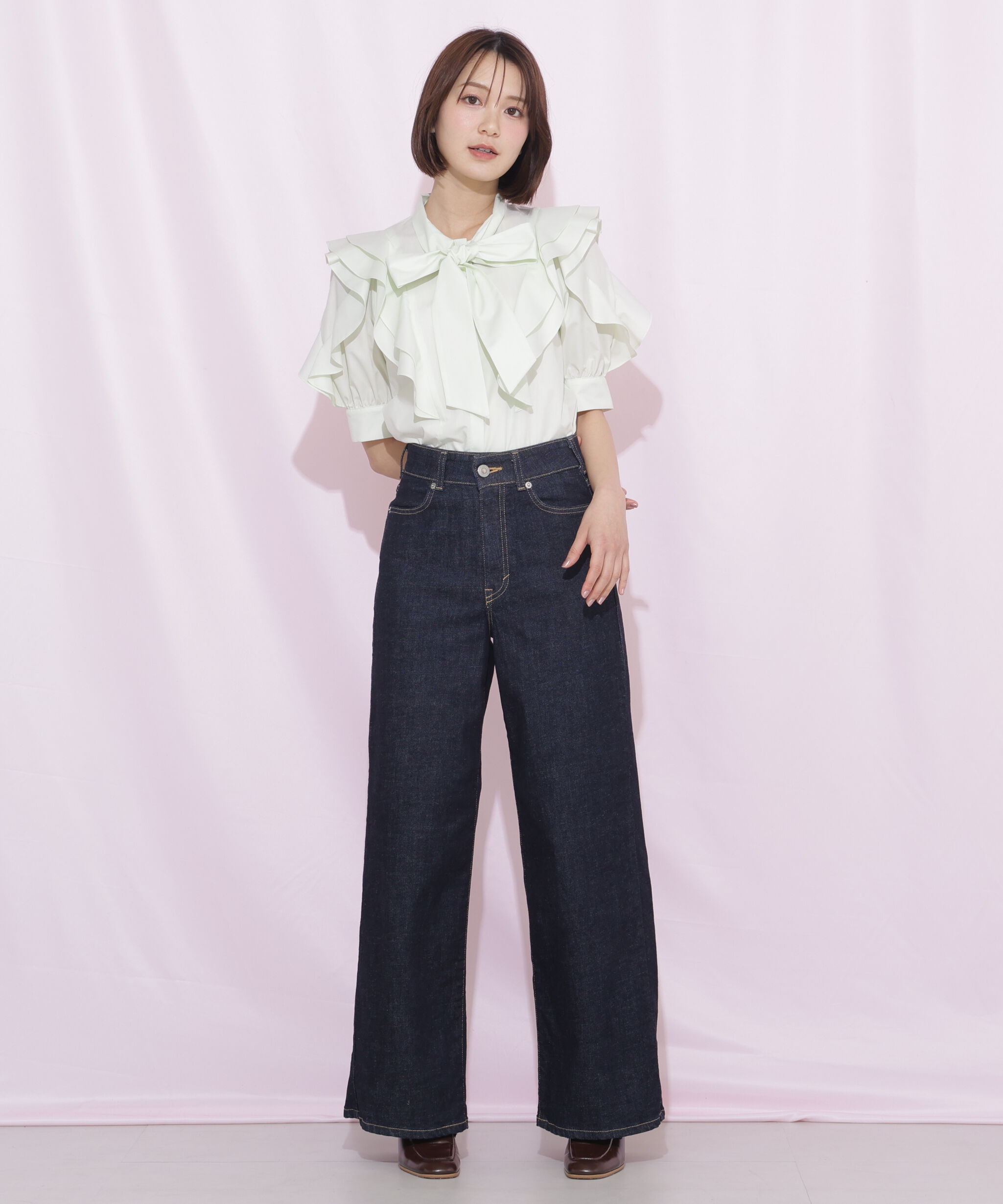  「ビッグボウタイブラウス」|シャツ・ブラウス|
