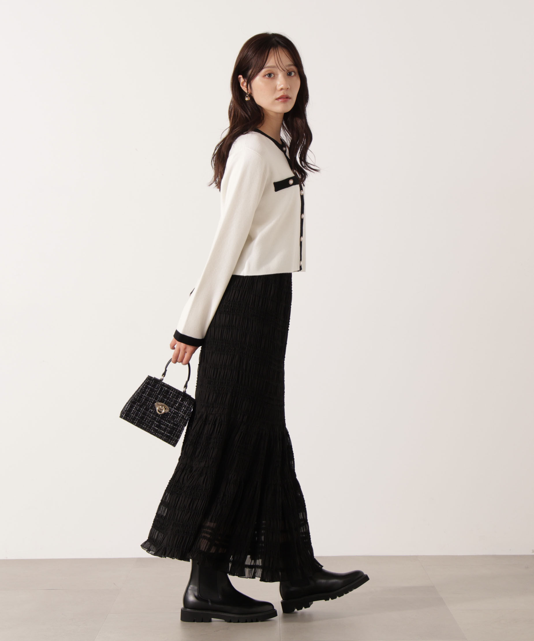 PROPORTION BODY DRESSING「ニットジャケット 25AW」|ニット・セーター|