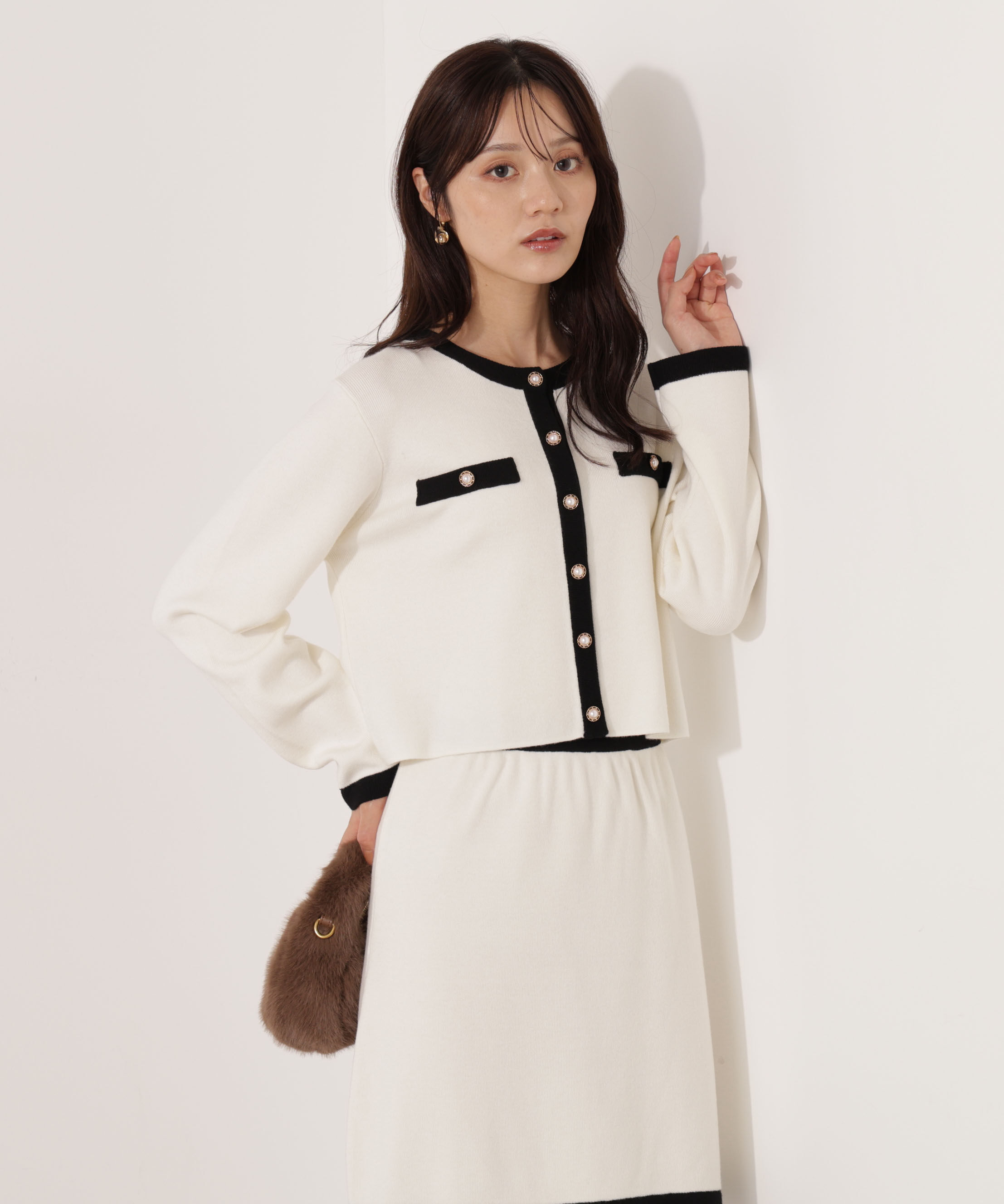 PROPORTION BODY DRESSING「ニットジャケット 25AW」|ニット・セーター|