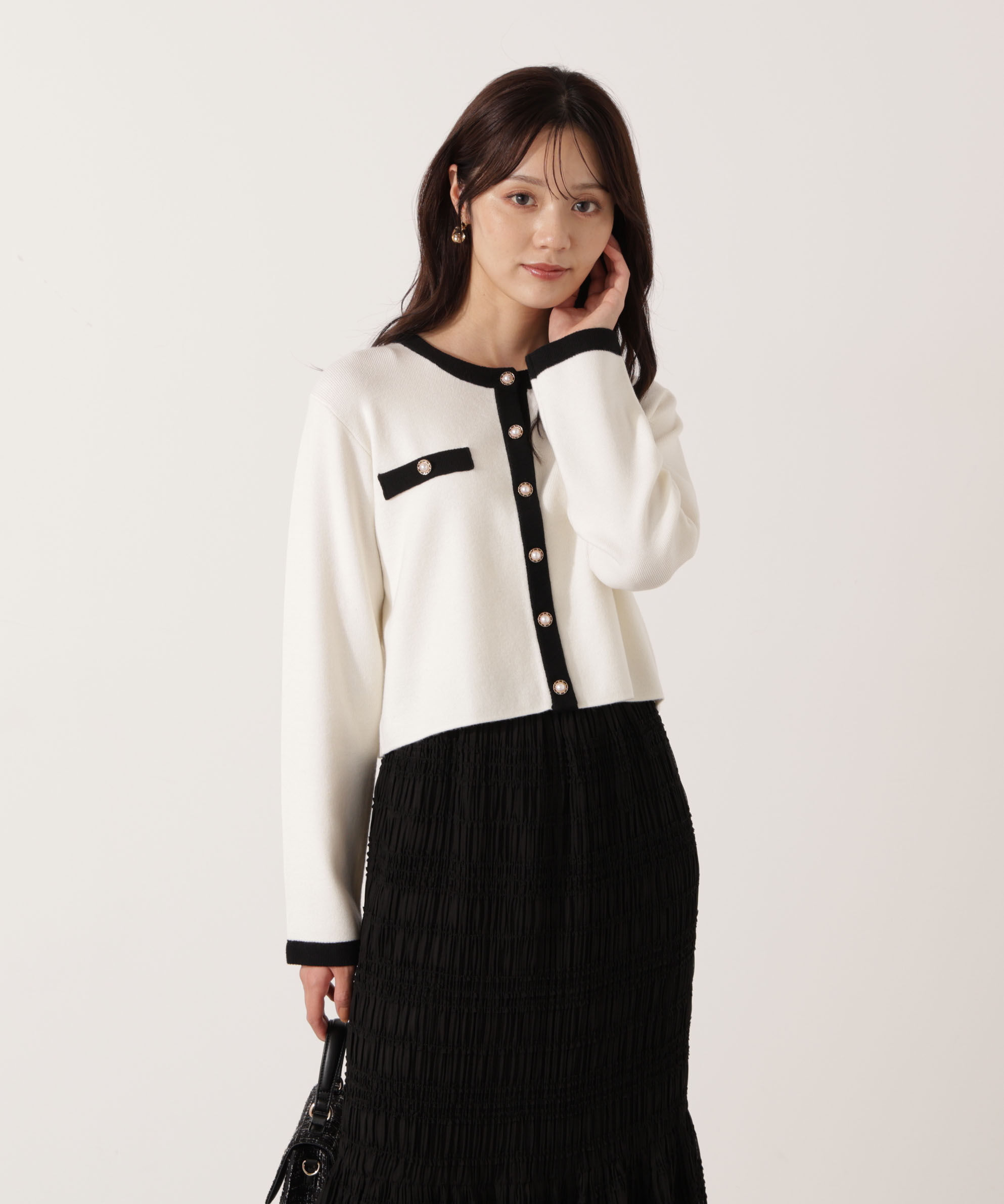 PROPORTION BODY DRESSING「ニットジャケット 25AW」|ニット・セーター|