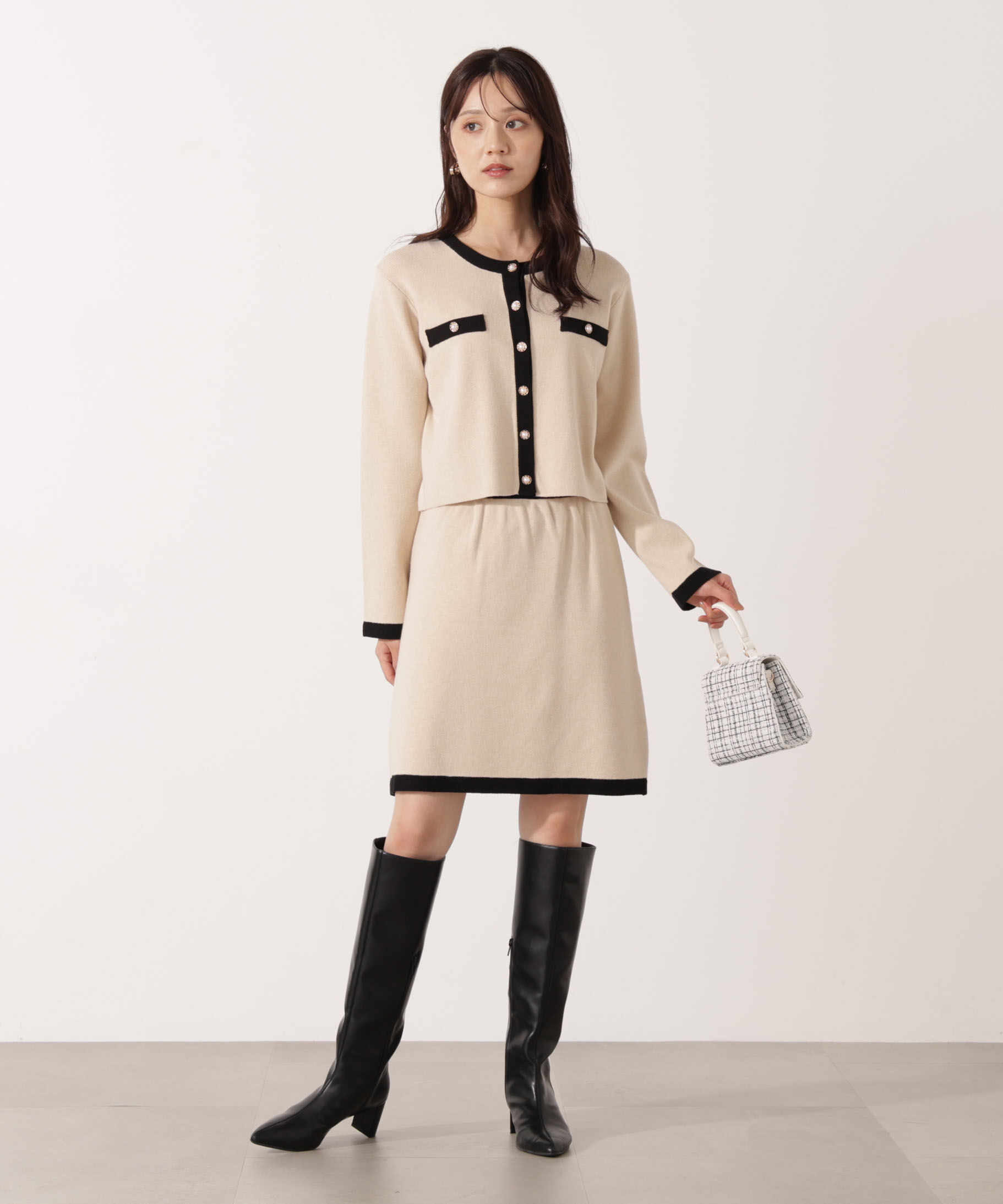 PROPORTION BODY DRESSING「ニットジャケット 25AW」|ニット・セーター|