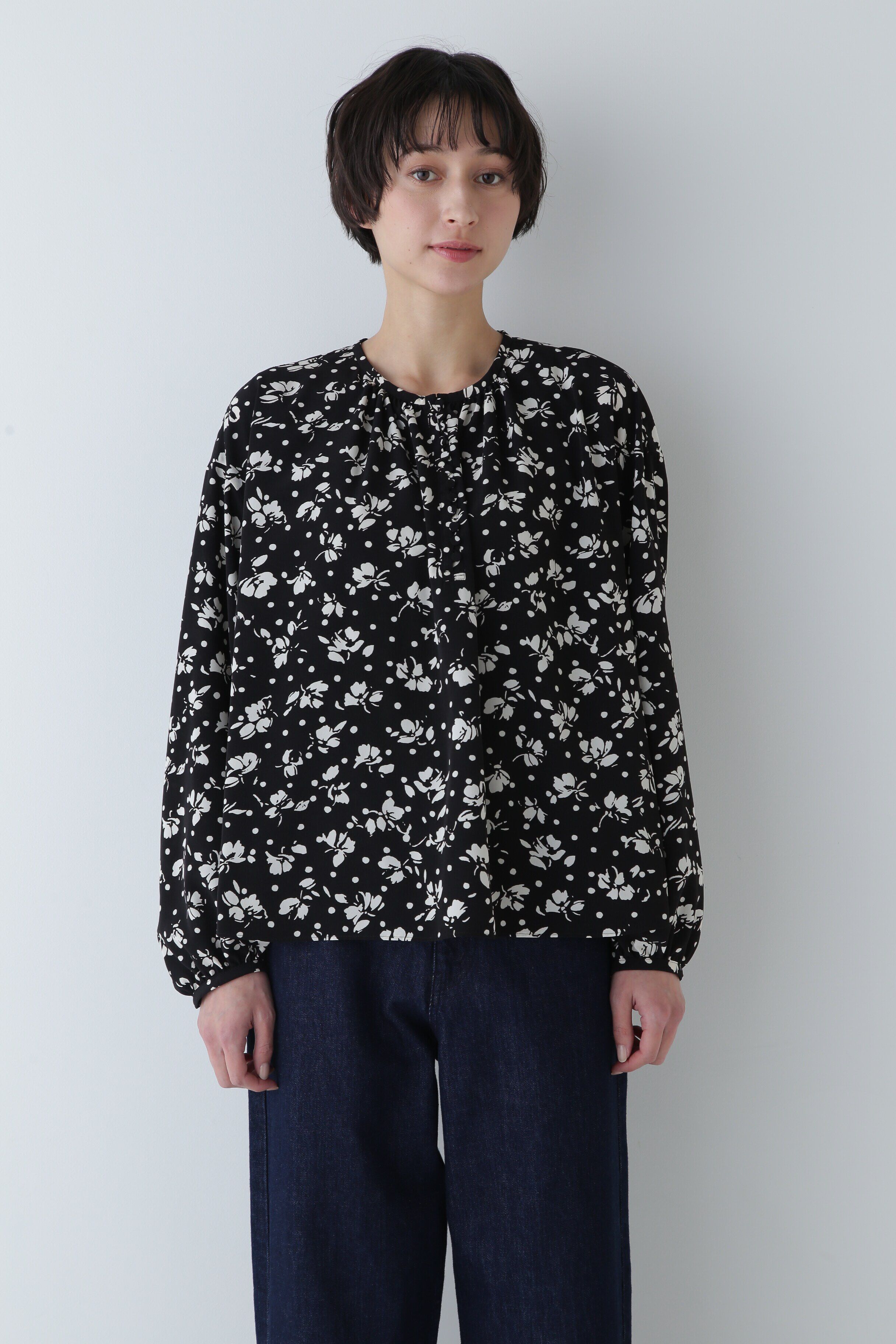  「◆フラワープリントブラウス」|シャツ・ブラウス|