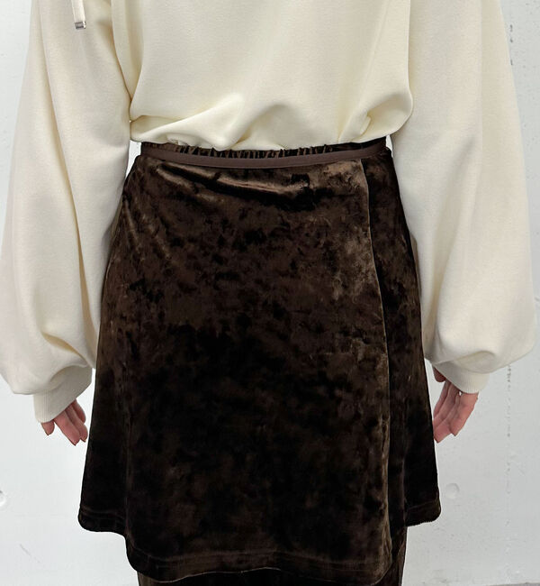 archives「ベロアレイヤードスカート付きパンツ」|チノ|