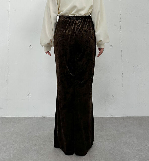 archives「ベロアレイヤードスカート付きパンツ」|チノ|