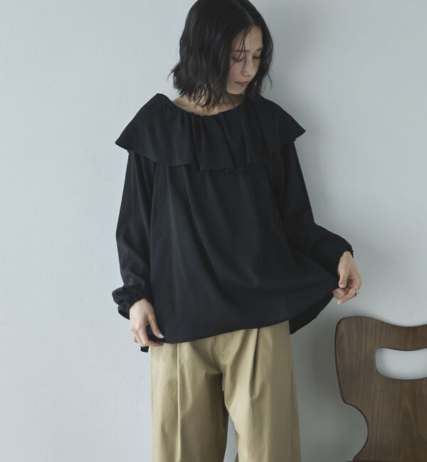 Doux archives「２ＷＡＹオフショルブラウス」|シャツ・ブラウス|BLACK