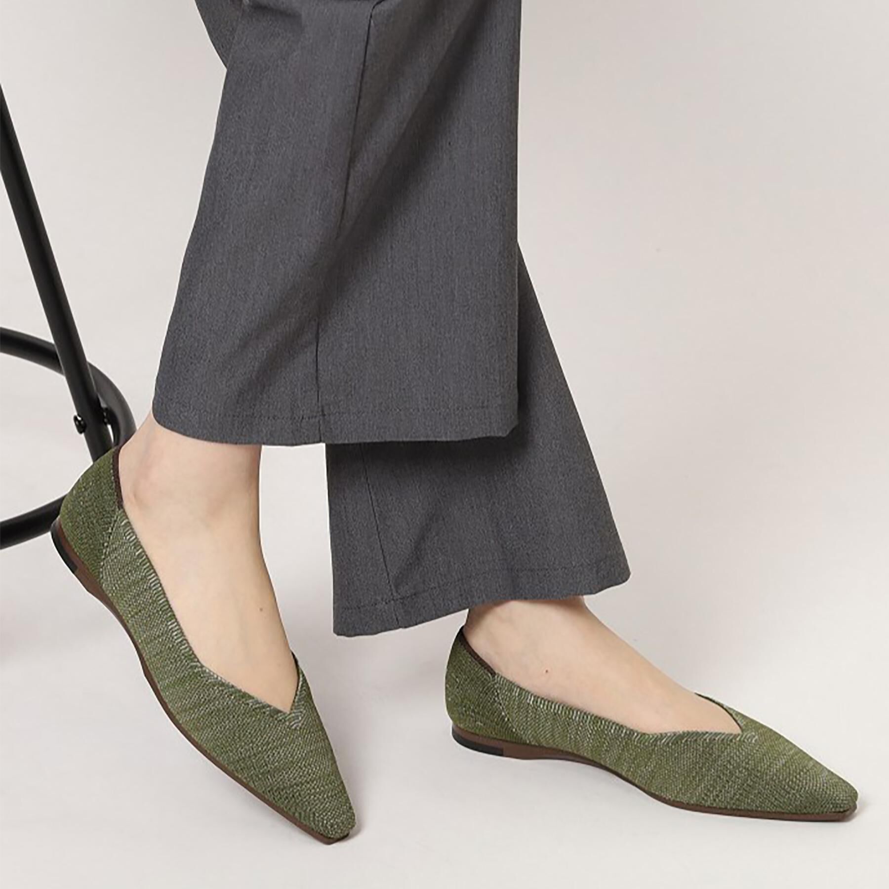 ESPERANZA「Oito和紙フラットパンプス」|パンプス|グリーン(022)