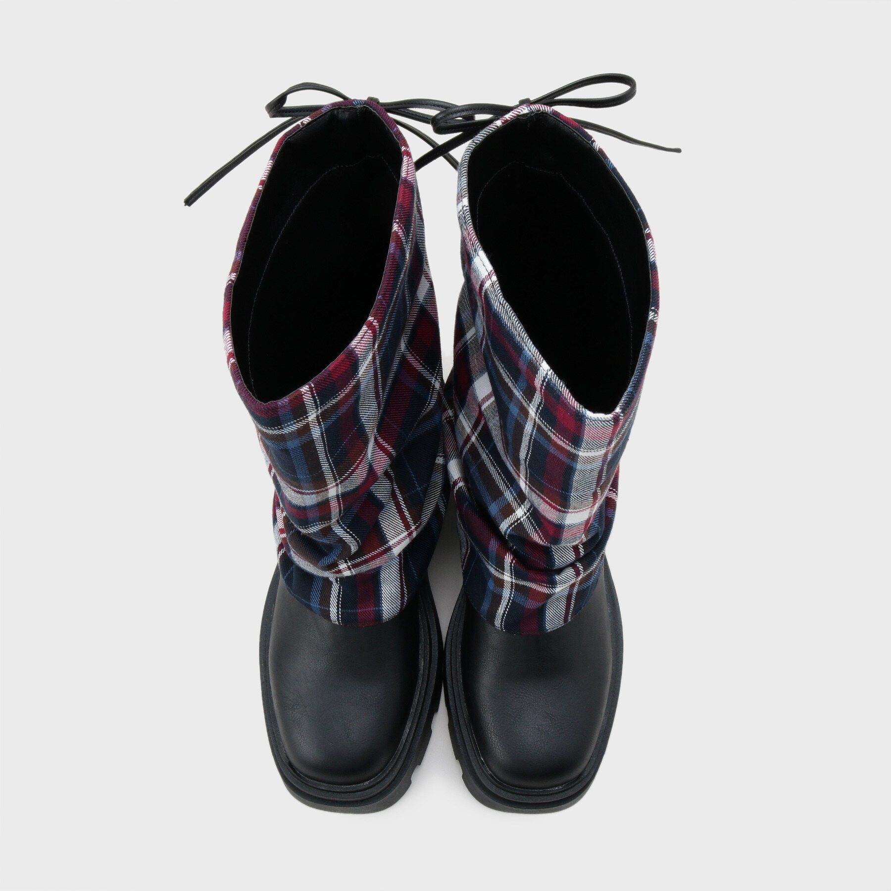 csT&P「バックレースアップ&times;カバーブーツ」|ショートブーツ|