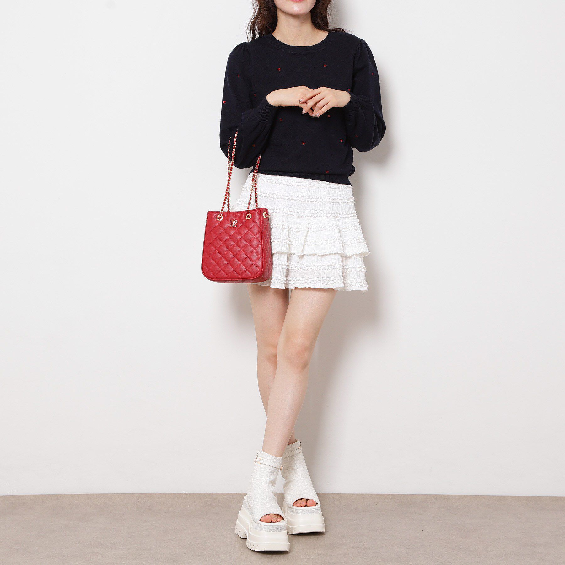 ESPERANZA「ボリューム厚底ブーツサンダル」|ショートブーツ|