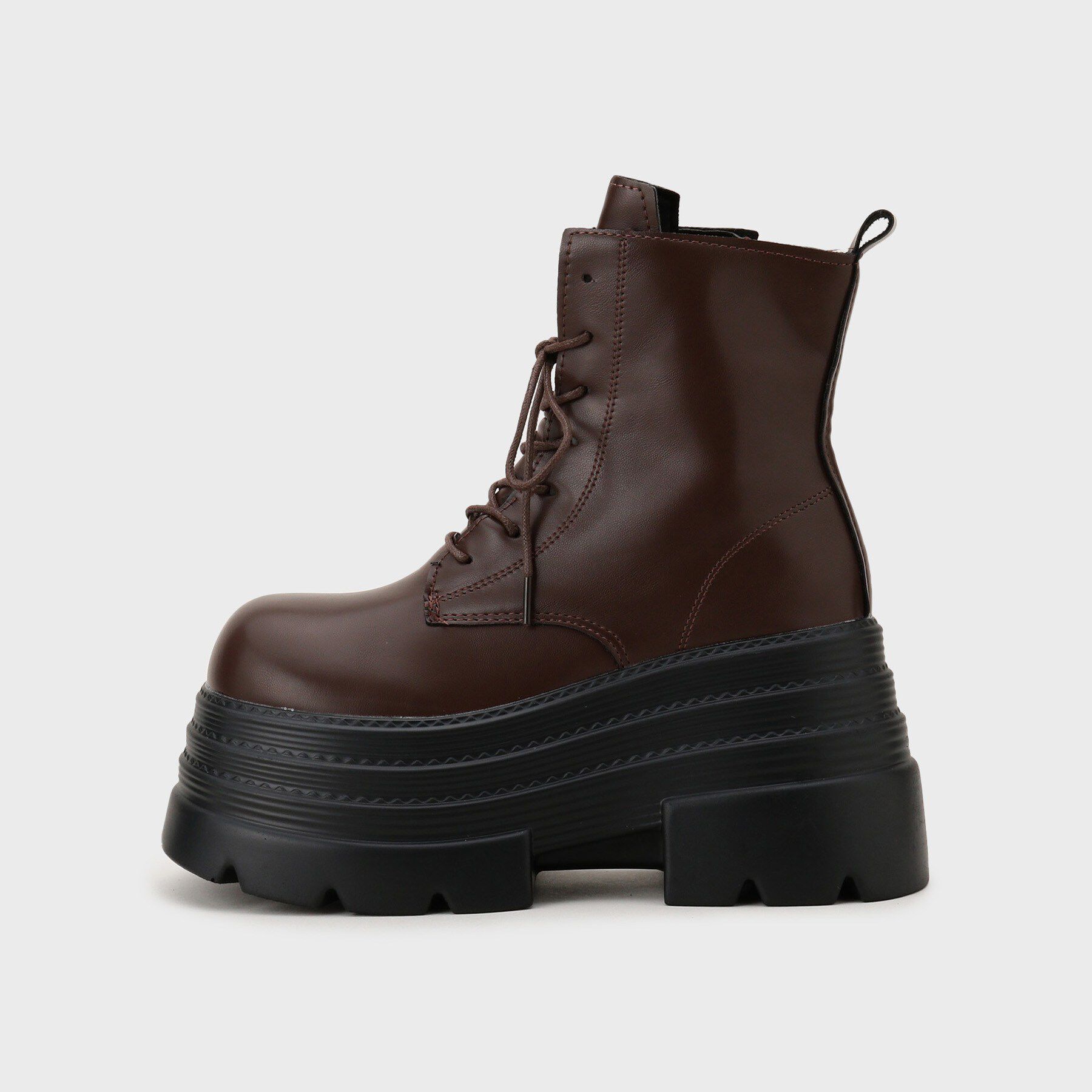 csT&P「厚底レースアップ」|ショートブーツ|