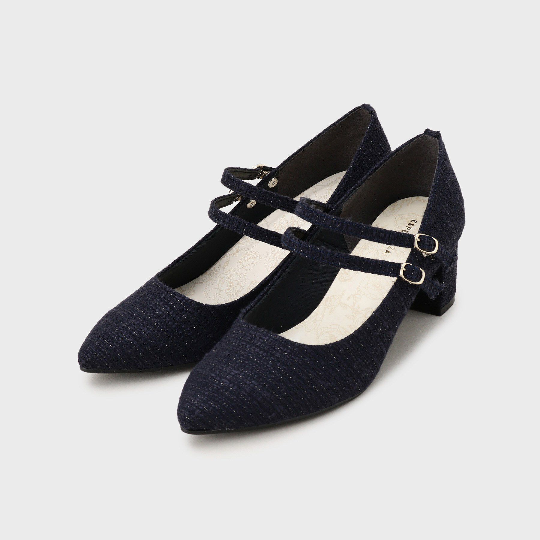 ESPERANZA「Wストラップパンプス」|パンプス|