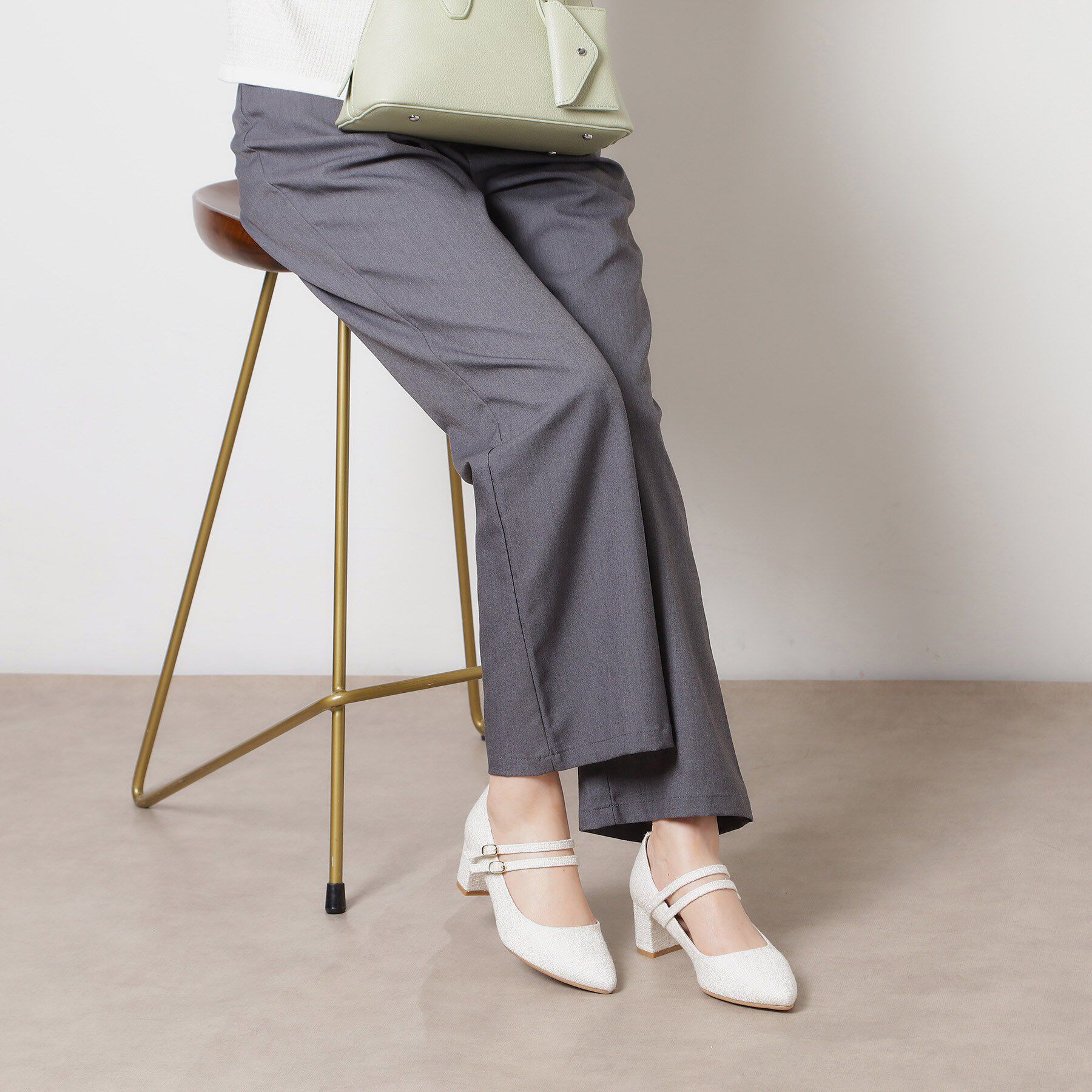 ESPERANZA「Wストラップパンプス」|パンプス|