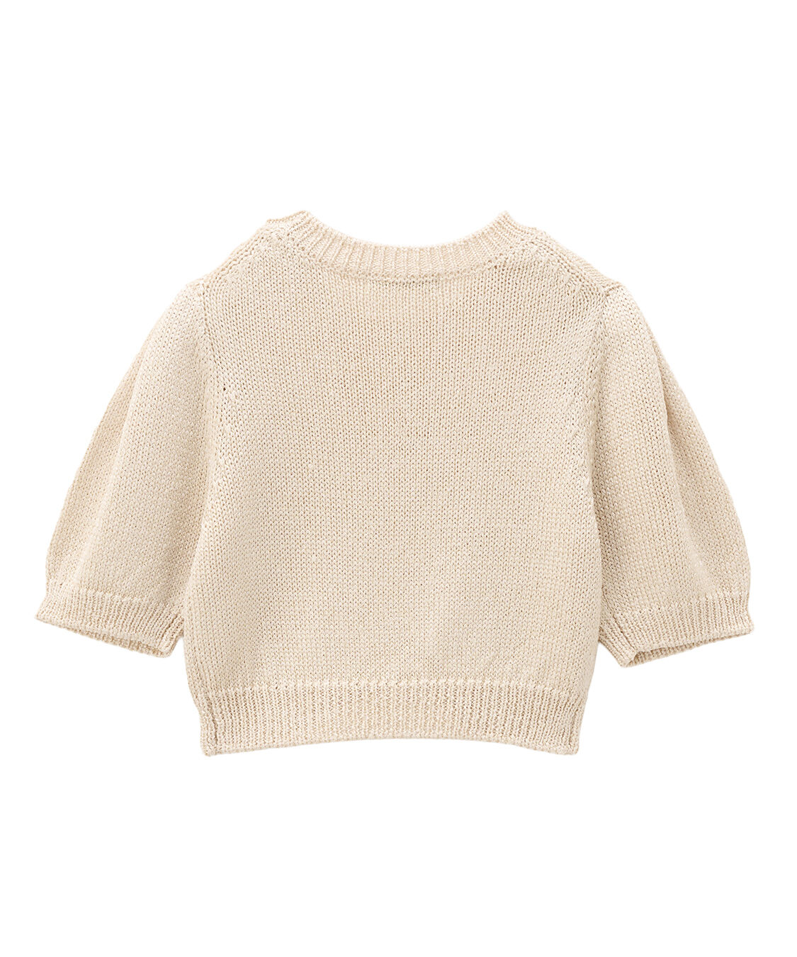 COCO DEAL「シャイニーリリヤーンハーフスリーブニット」|ニット・セーター|