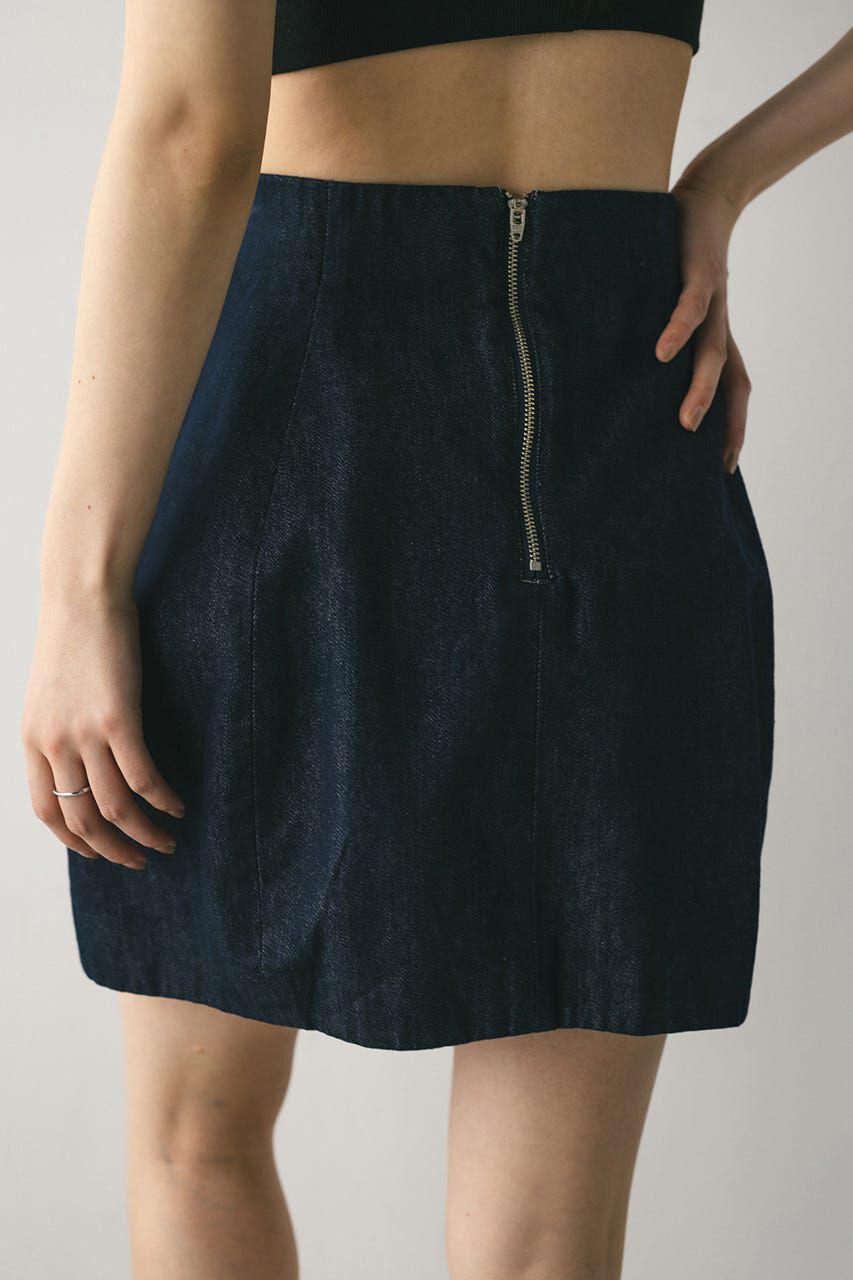 STYLEMIXER「デニムミニスカートパンツ」|スカート|