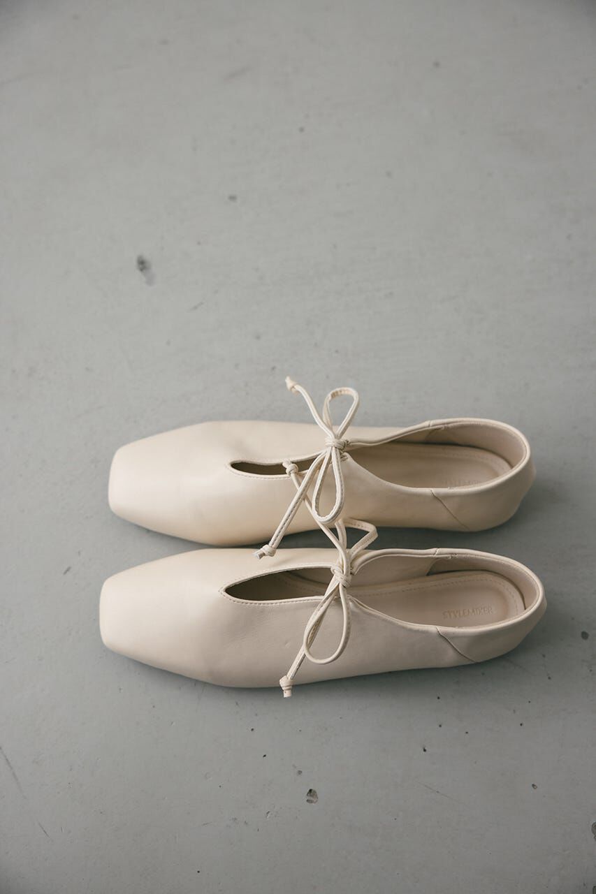 STYLEMIXER「レースアップフラットシューズ」|パンプス|