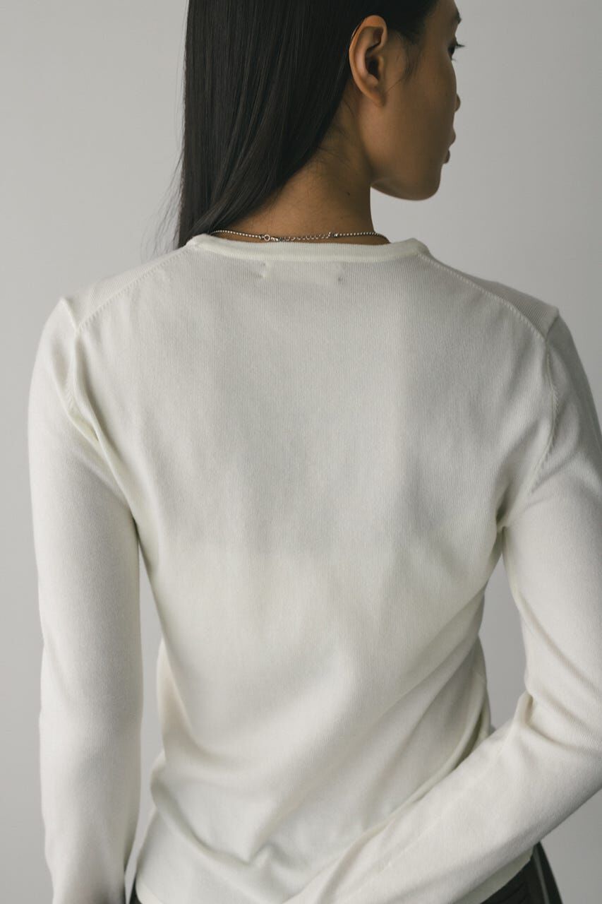 STYLEMIXER「フィンガーホールクルーネックニット」|ニット・セーター|