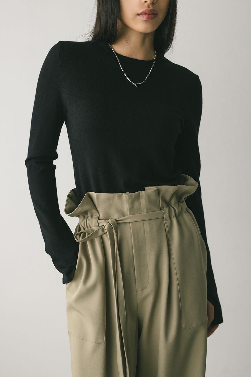 STYLEMIXER「フィンガーホールクルーネックニット」|ニット・セーター|