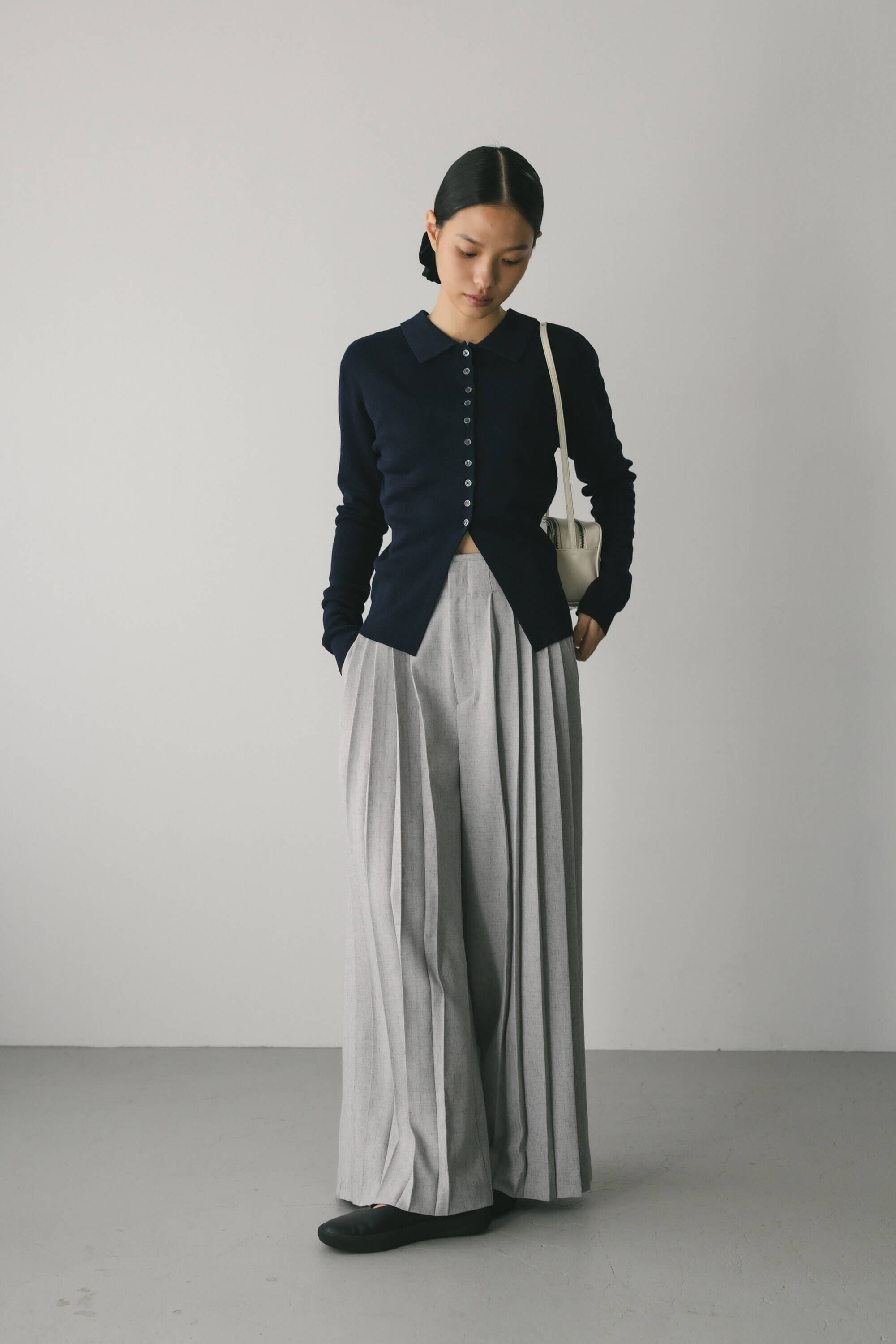 STYLEMIXER「2WAYカラーニットポロ」|ニット・セーター|