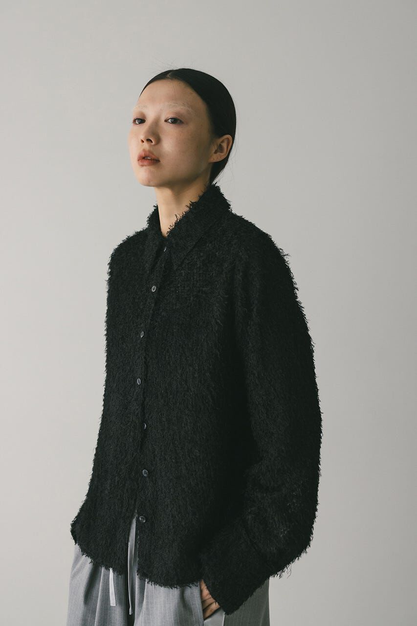 STYLEMIXER「フリンジフェザーシャツ」|シャツ・ブラウス|BLK