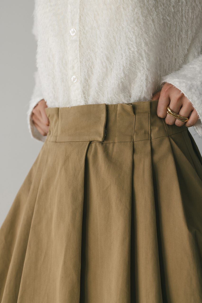 STYLEMIXER「タックワイドミニスカート」|スカート|