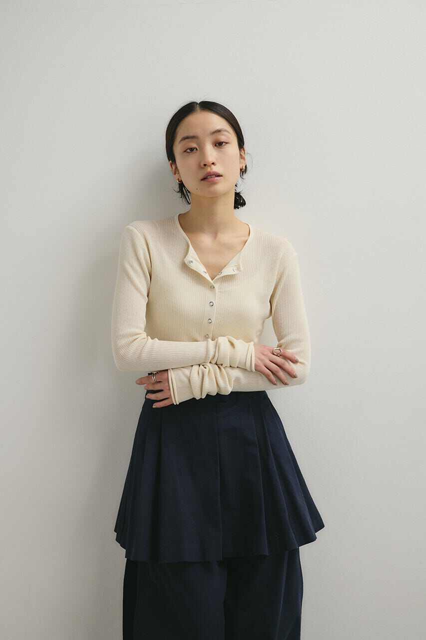 STYLEMIXER「タックワイドミニスカート」|スカート|