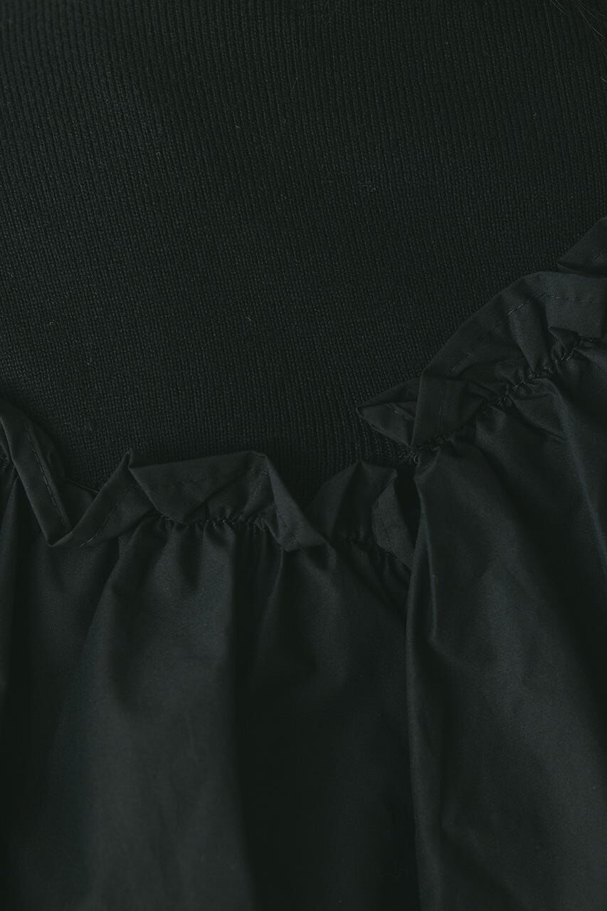 STYLEMIXER「アシンメトリーフリルニットトップ」|ニット・セーター|