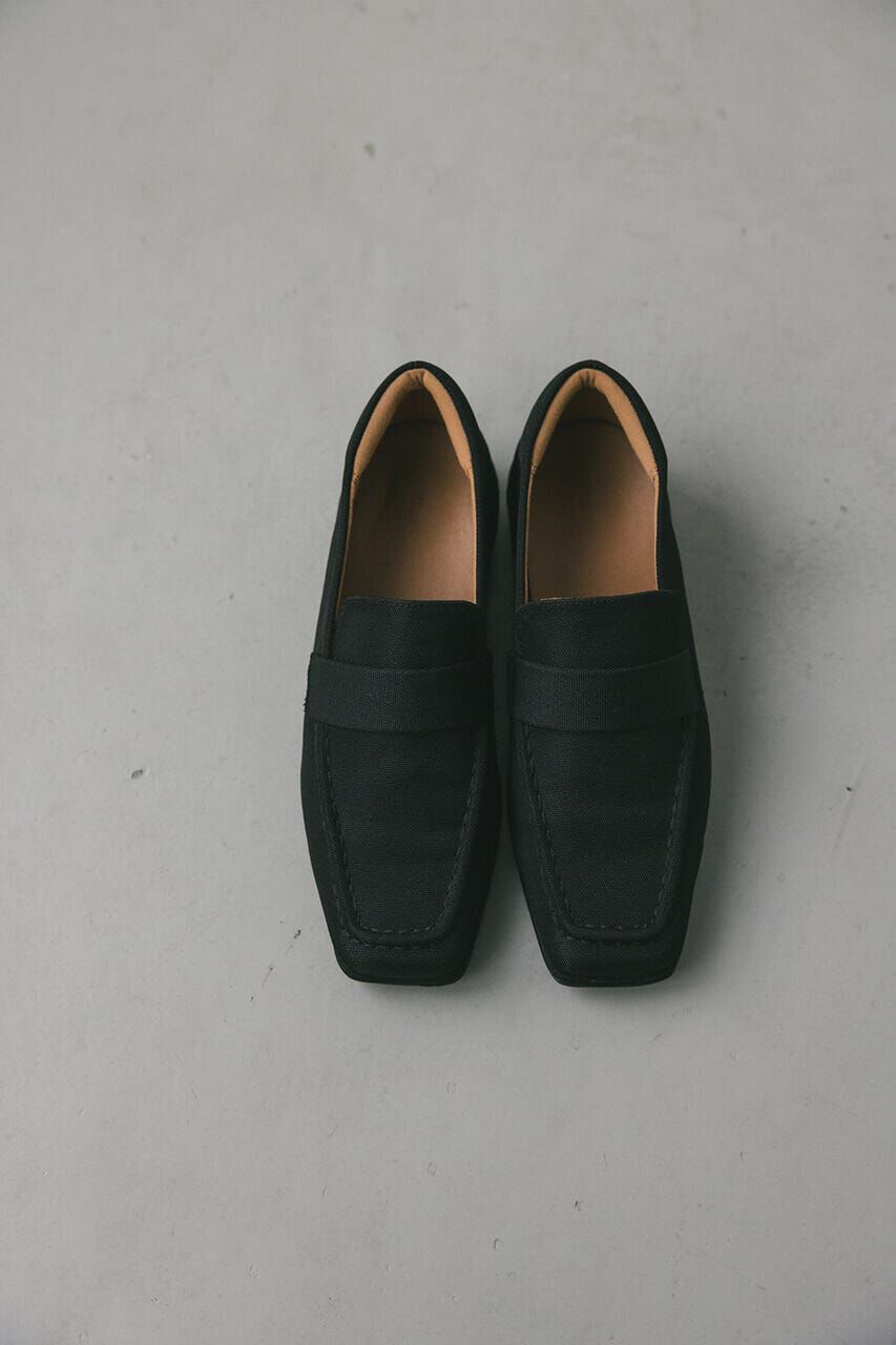 STYLEMIXER「キャンバススクエアローファー」|ローファー|