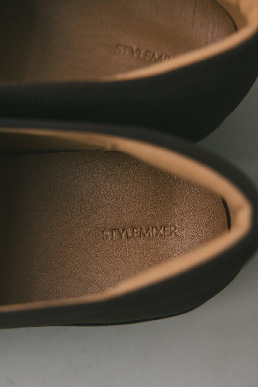 STYLEMIXER「キャンバススクエアローファー」|ローファー|