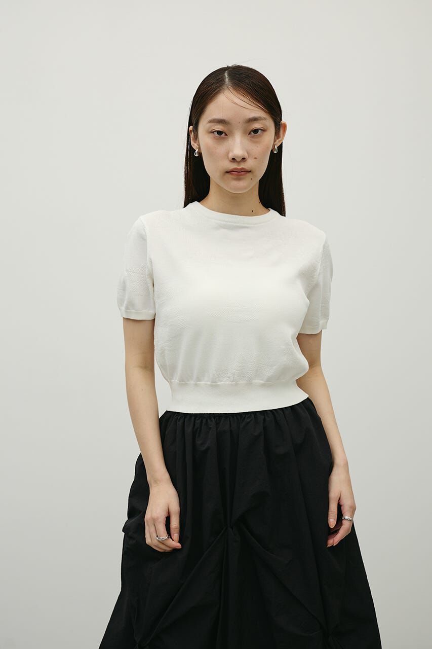 STYLEMIXER「フラワージャガードニット」|ニット・セーター|