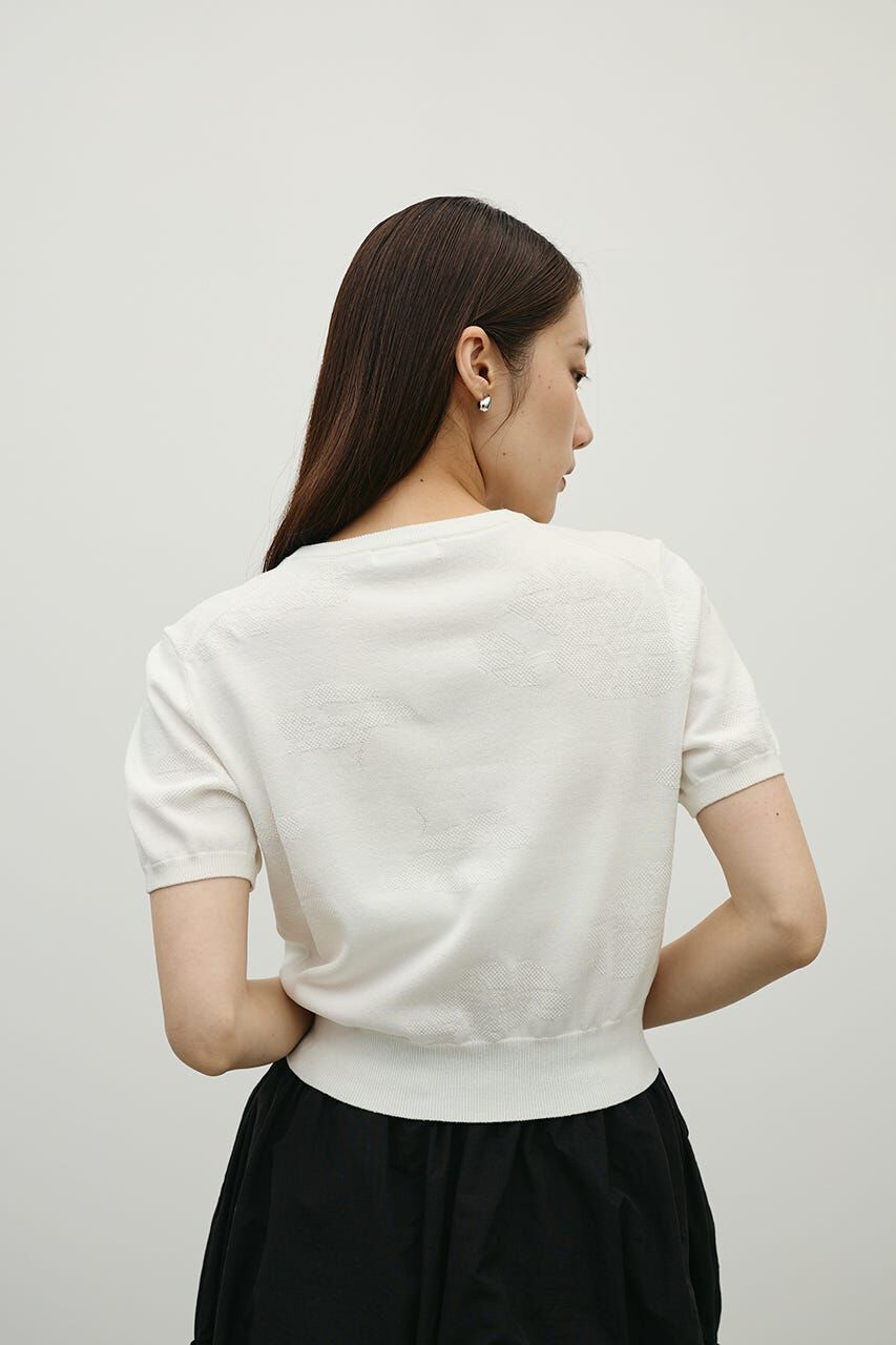 STYLEMIXER「フラワージャガードニット」|ニット・セーター|