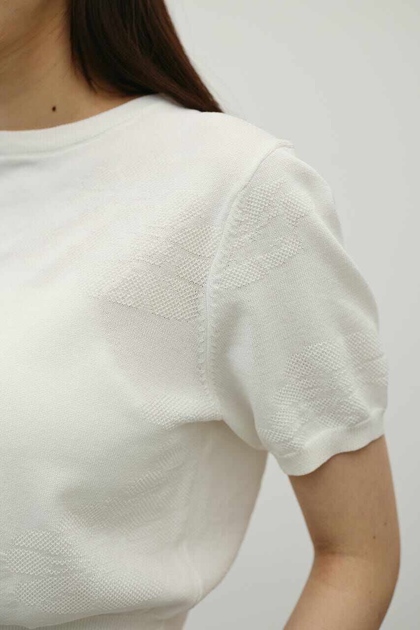 STYLEMIXER「フラワージャガードニット」|ニット・セーター|