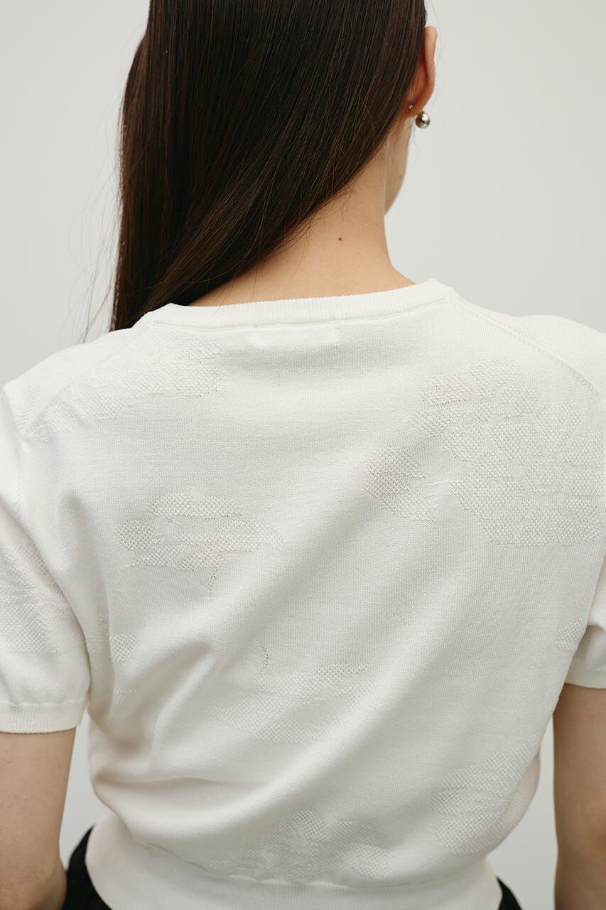 STYLEMIXER「フラワージャガードニット」|ニット・セーター|