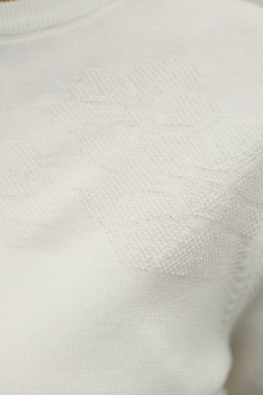 STYLEMIXER「フラワージャガードニット」|ニット・セーター|